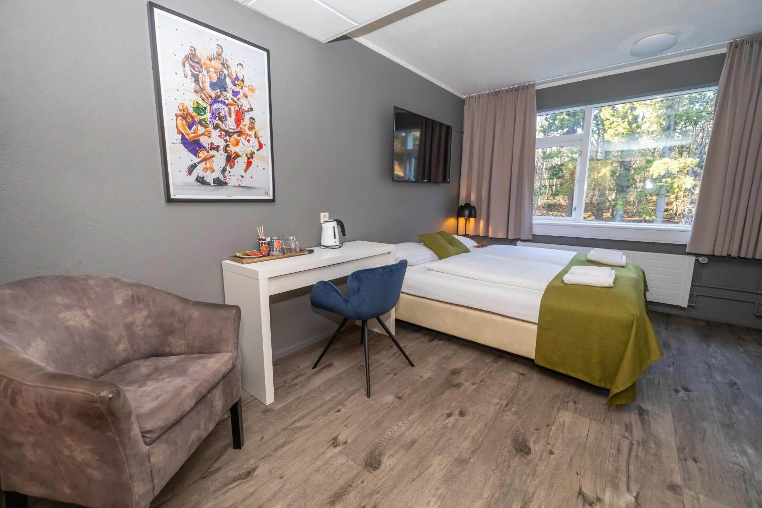 Bedroom, Bed in Hotel Kjarnalundur- Aurora Dream - Lodges and Rooms