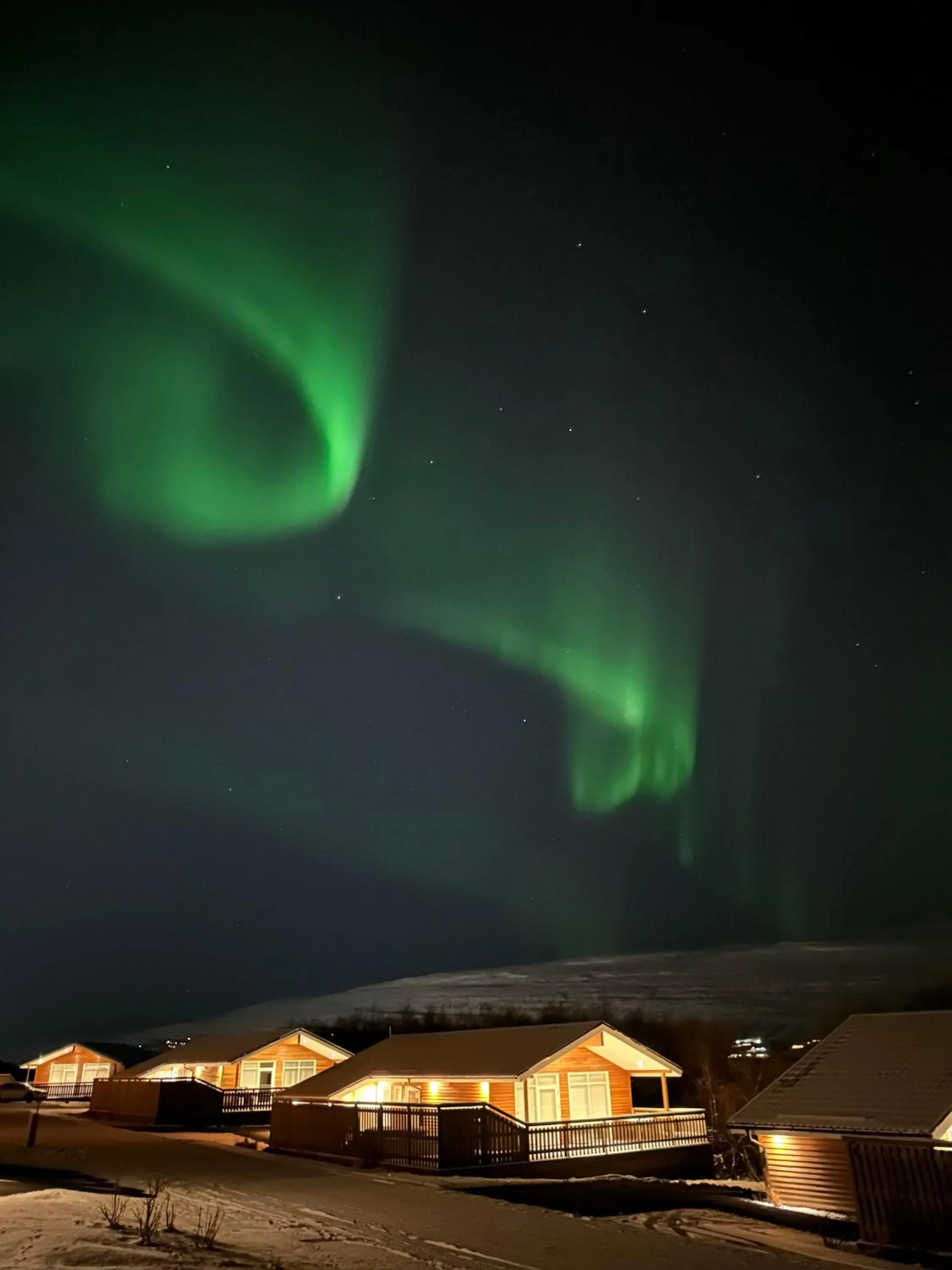 Night in Hotel Kjarnalundur- Aurora Dream - Lodges and Rooms