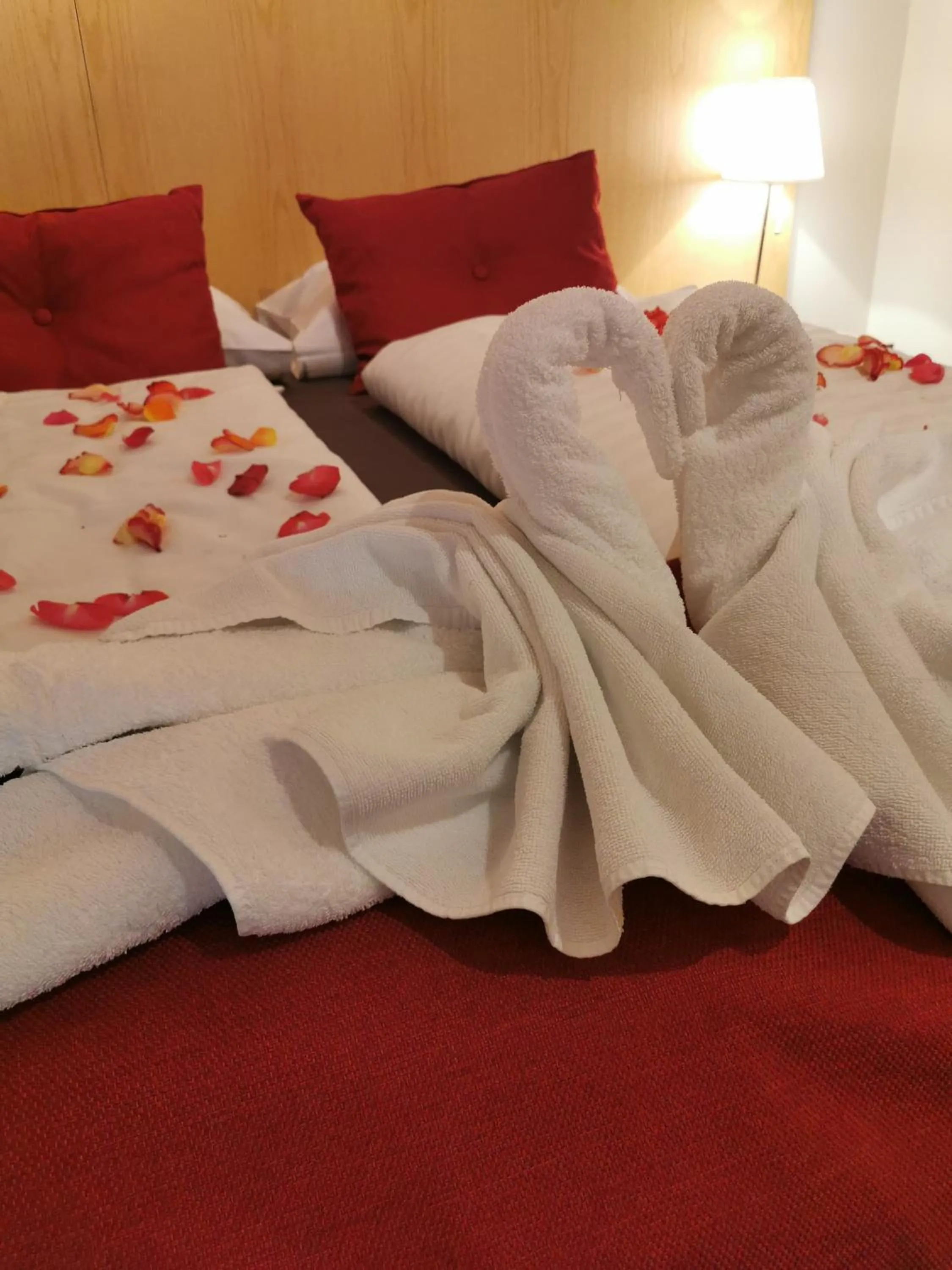 Bed in Hotel Kjarnalundur- Aurora Dream - Lodges and Rooms