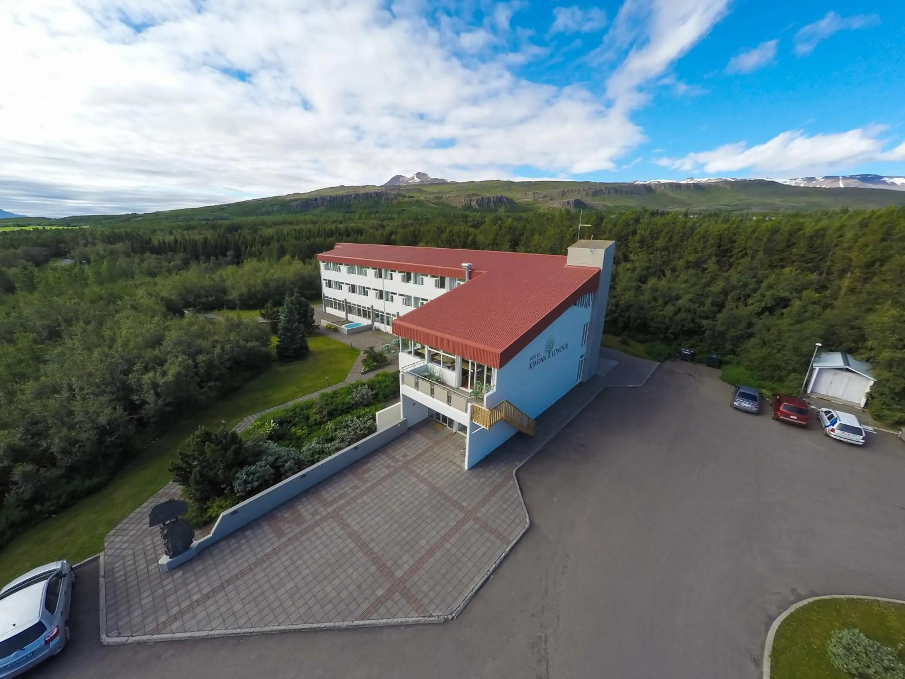 Bird's eye view in Hotel Kjarnalundur- Aurora Dream - Lodges and Rooms
