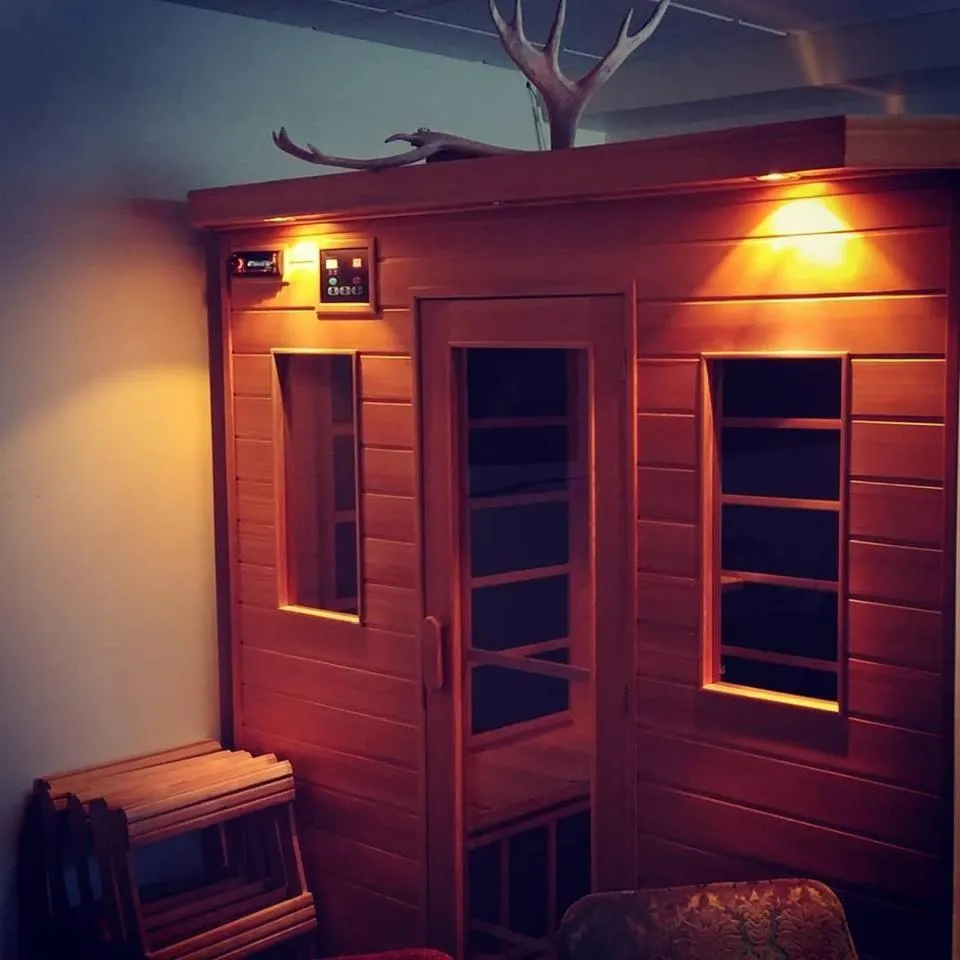 Sauna in Hotel Kjarnalundur- Aurora Dream - Lodges and Rooms