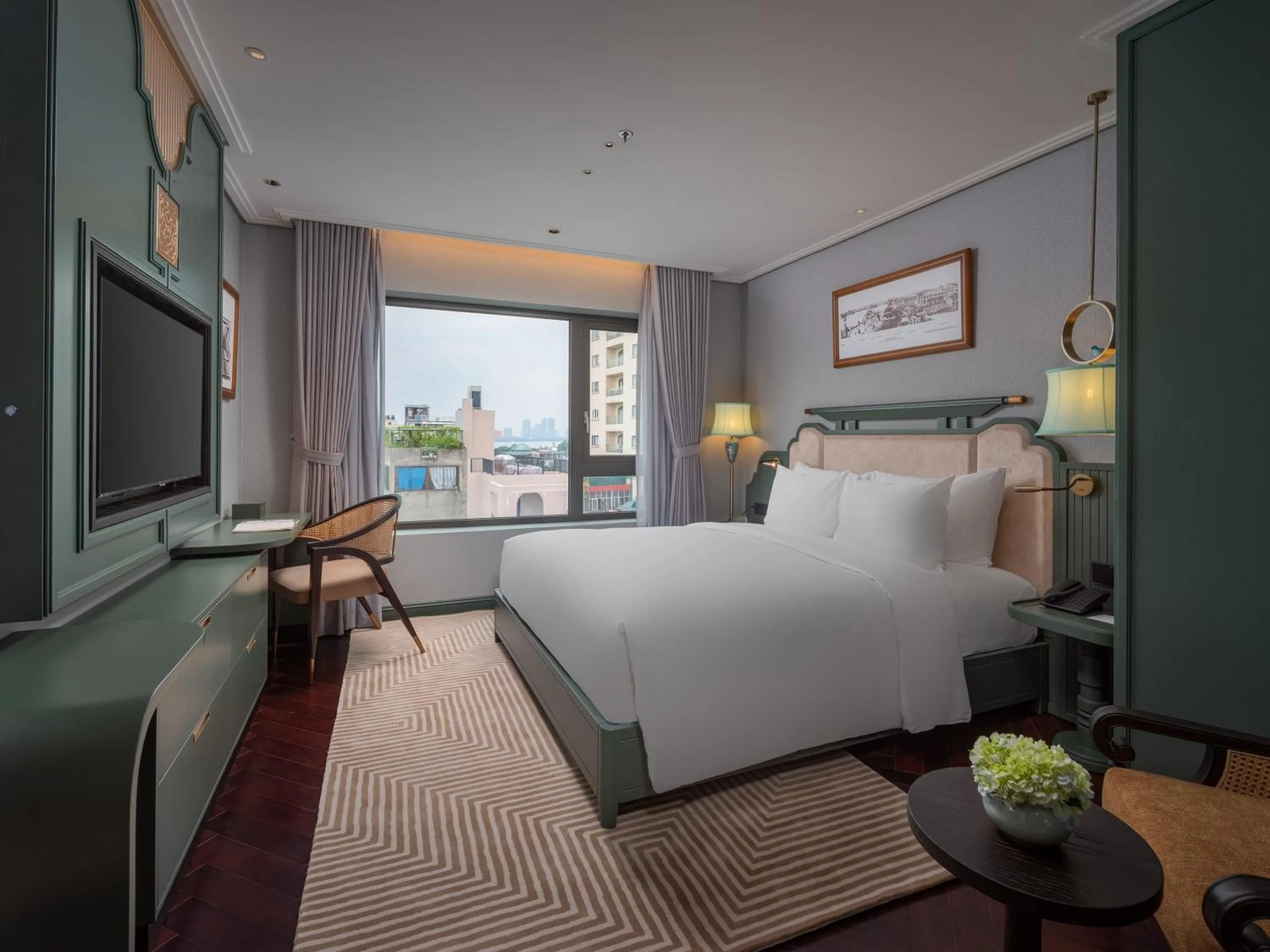 Bed in Tonkin Luxury Boutique Hotel & Spa