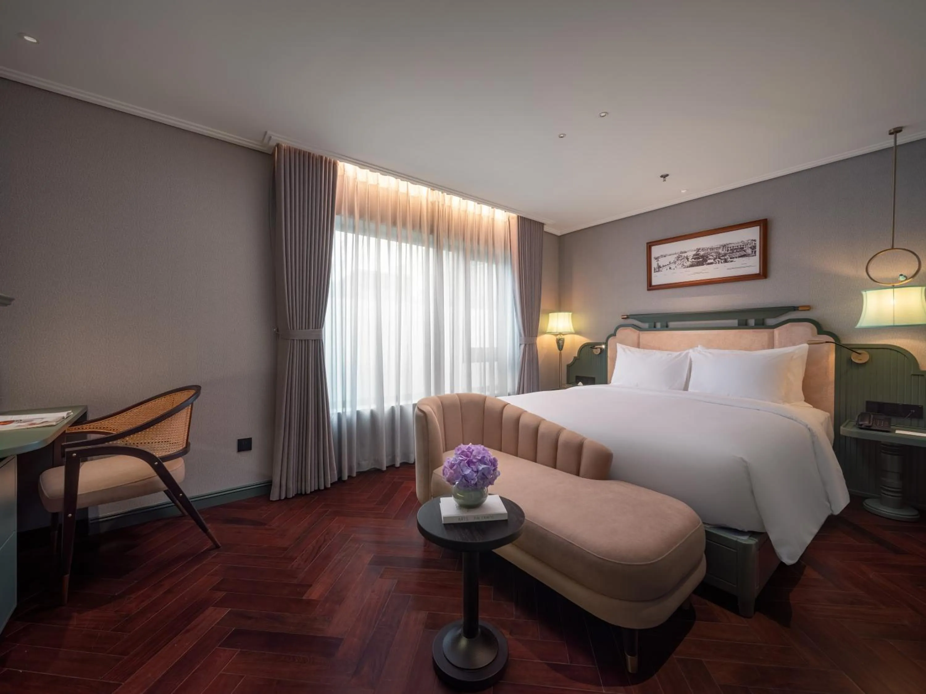 Bed in Tonkin Luxury Boutique Hotel & Spa