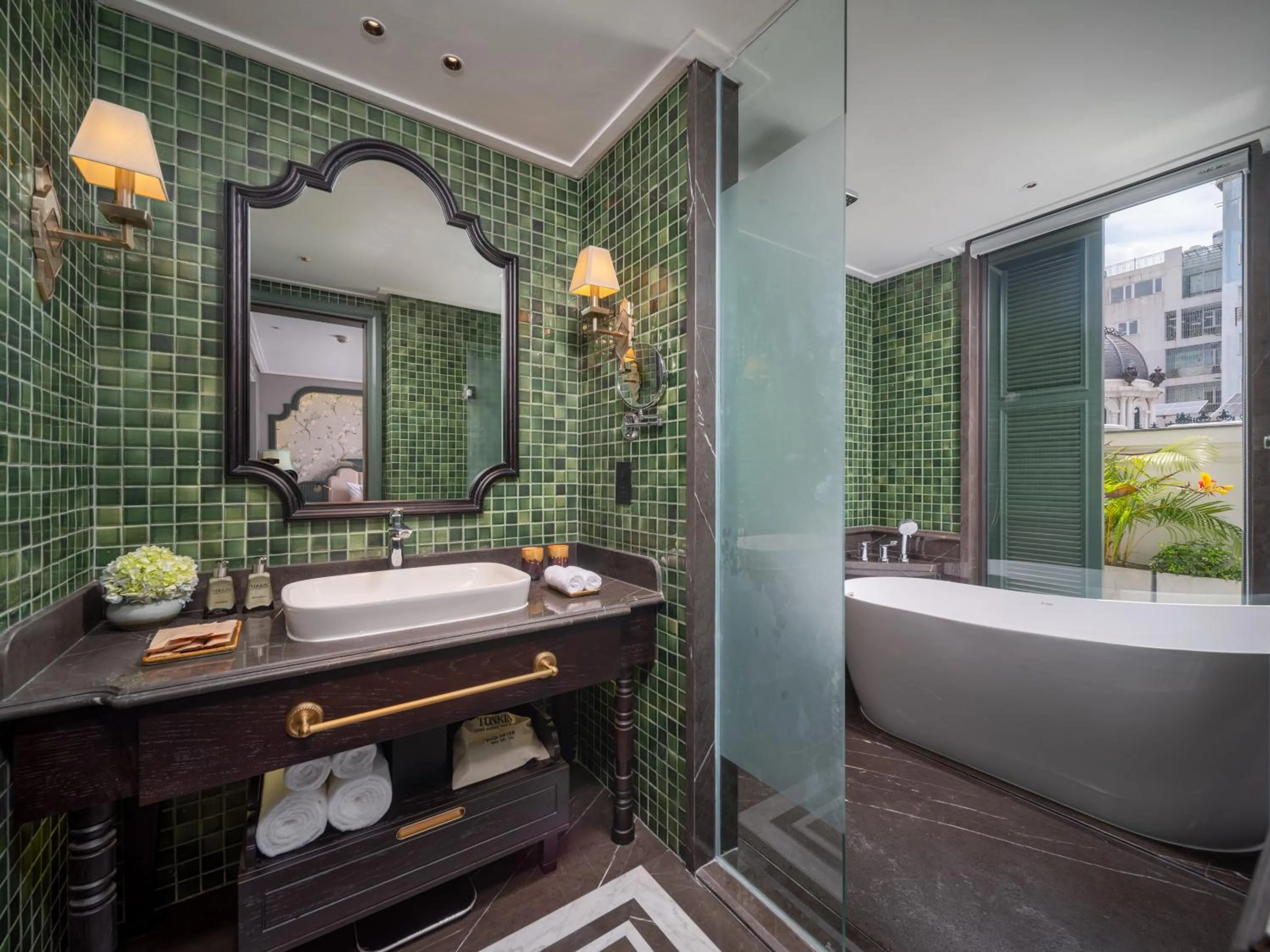Bathroom in Tonkin Luxury Boutique Hotel & Spa