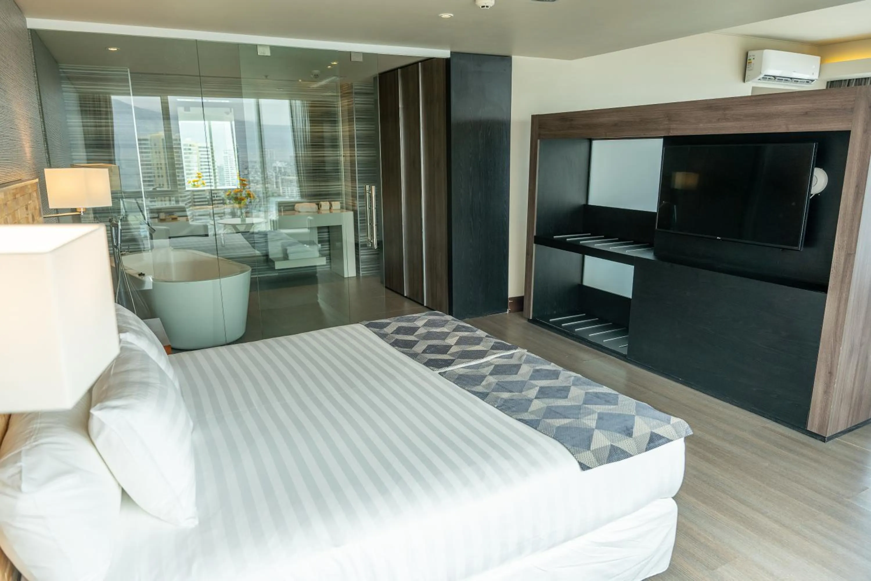 Bed in Hotel Terrado Cavancha