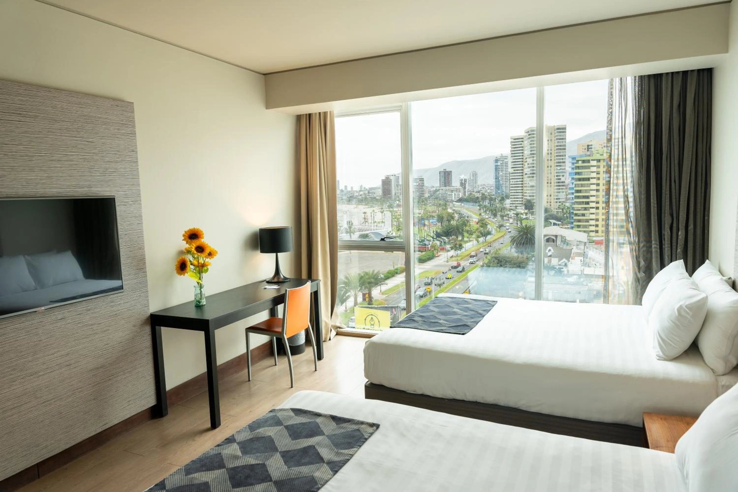 Bed in Hotel Terrado Cavancha