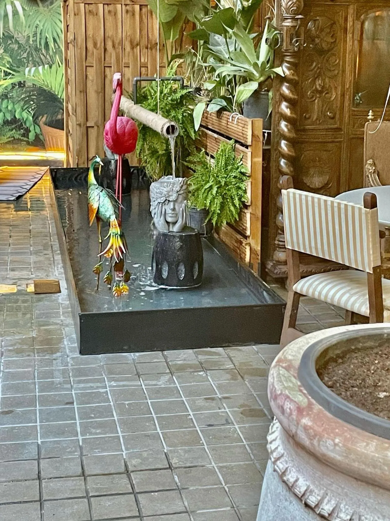 Garden in Hotel Life Gran Via - Tropical garden