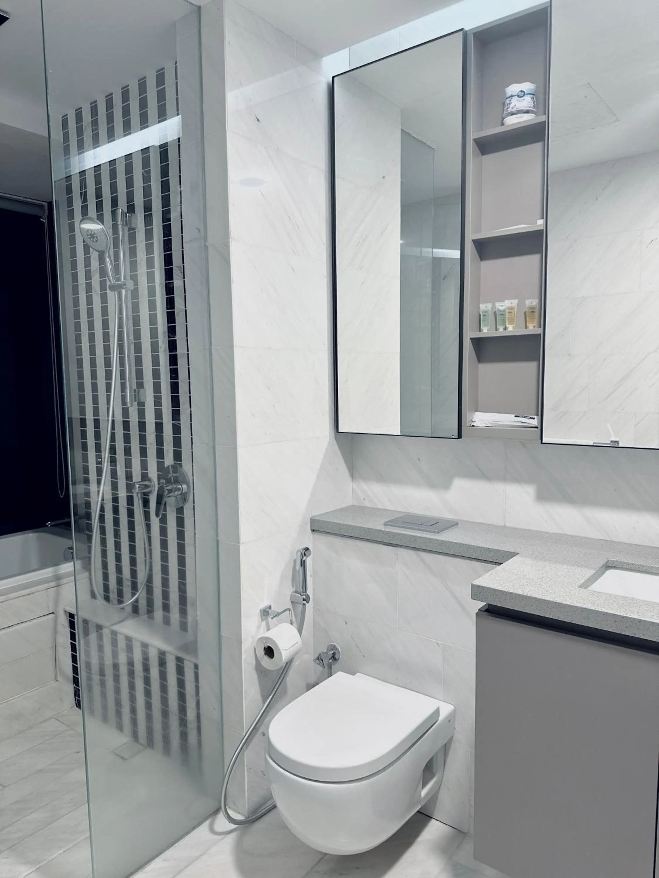 Shower in Eaton Residences By Luna