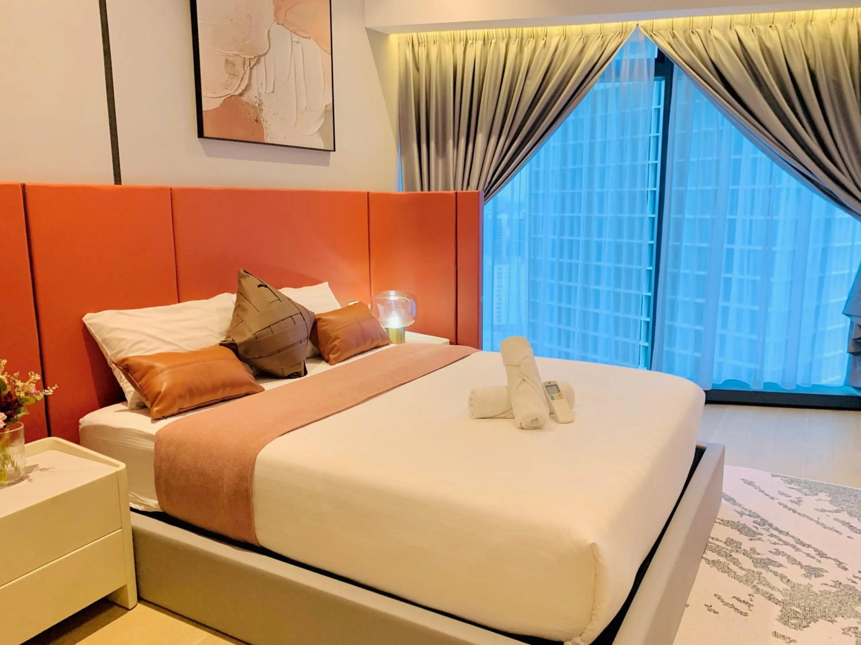 Bed in Eaton Residences By Luna