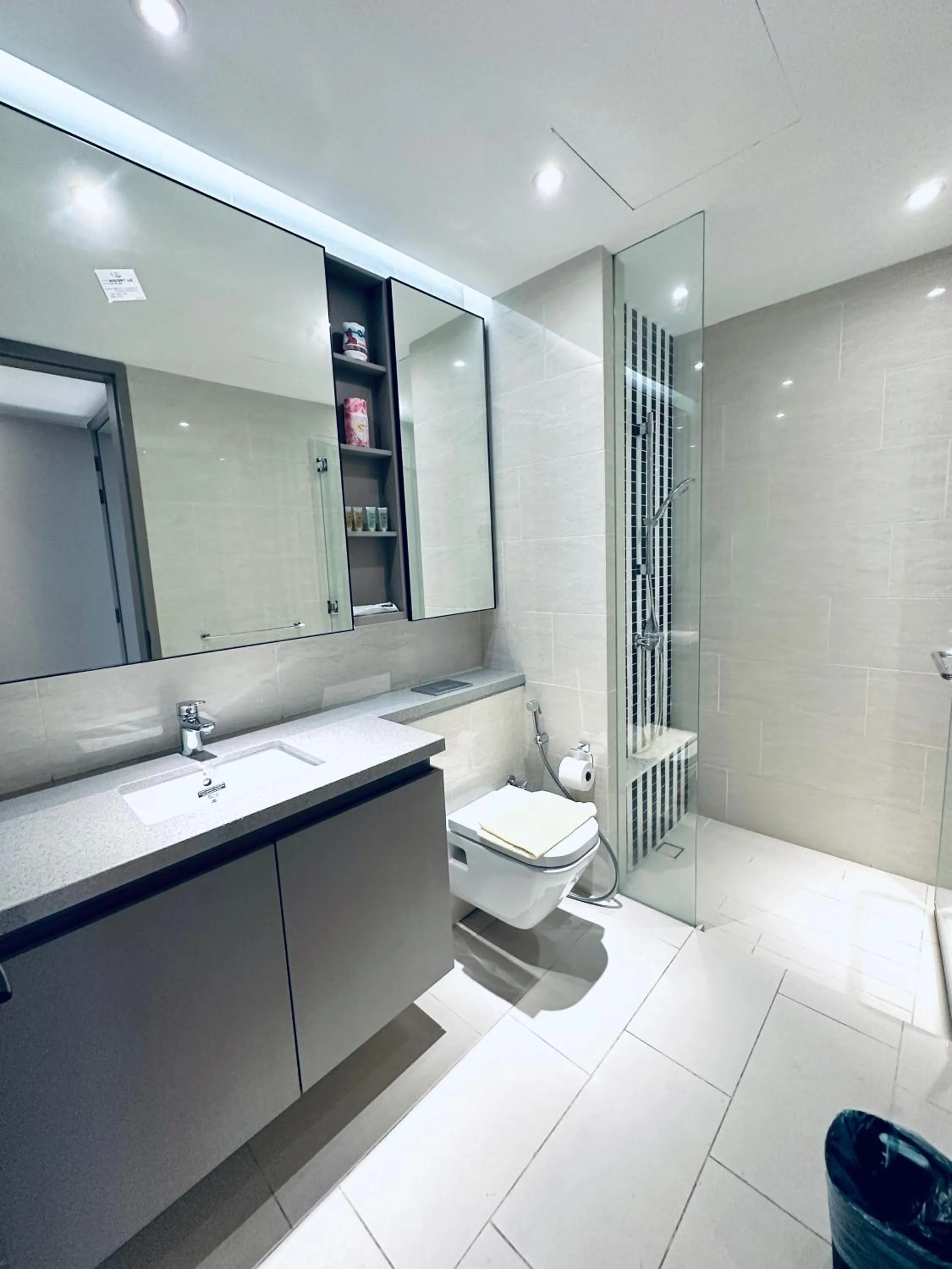 Shower in Eaton Residences By Luna