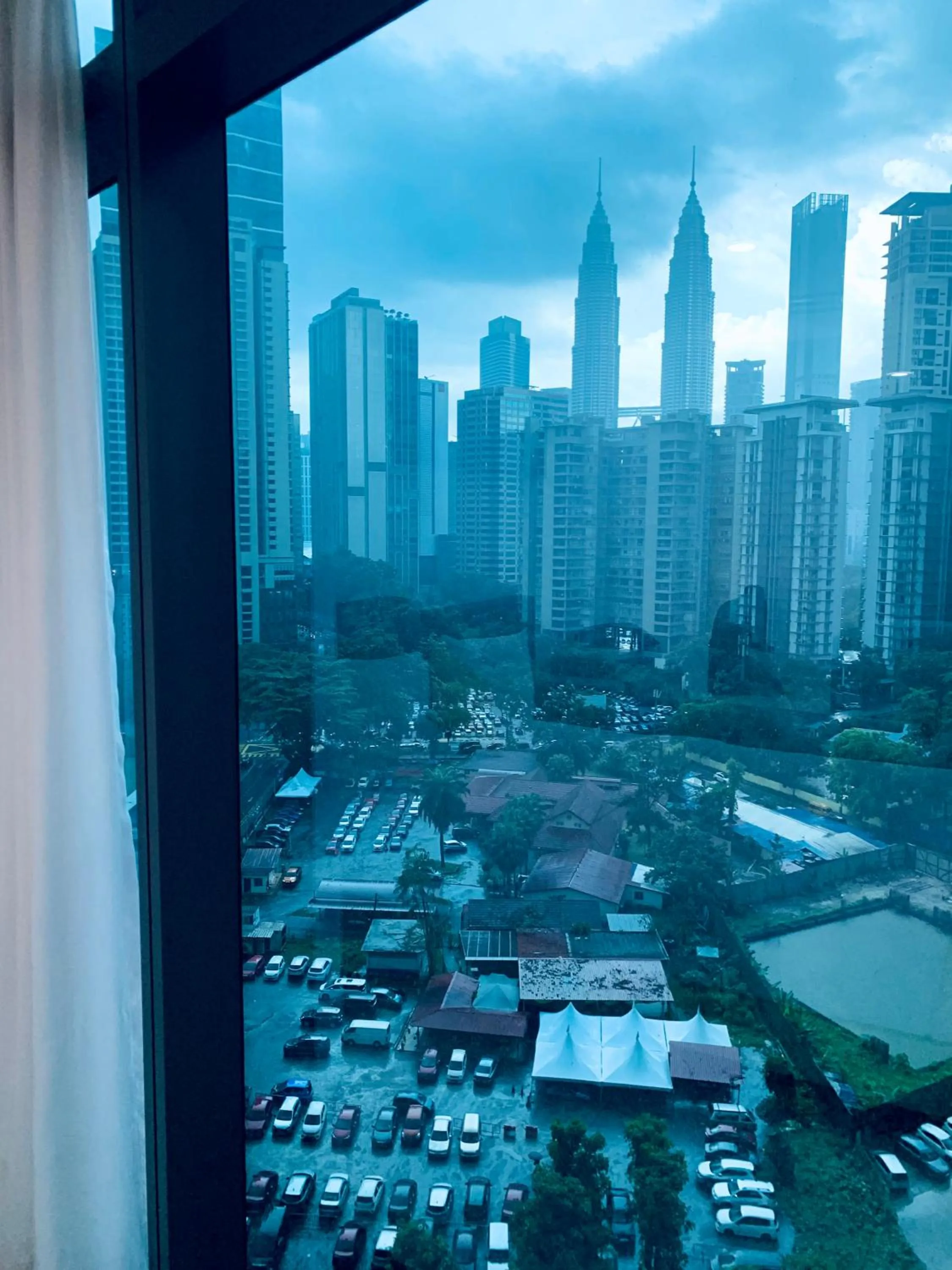 City view in Eaton Residences By Luna