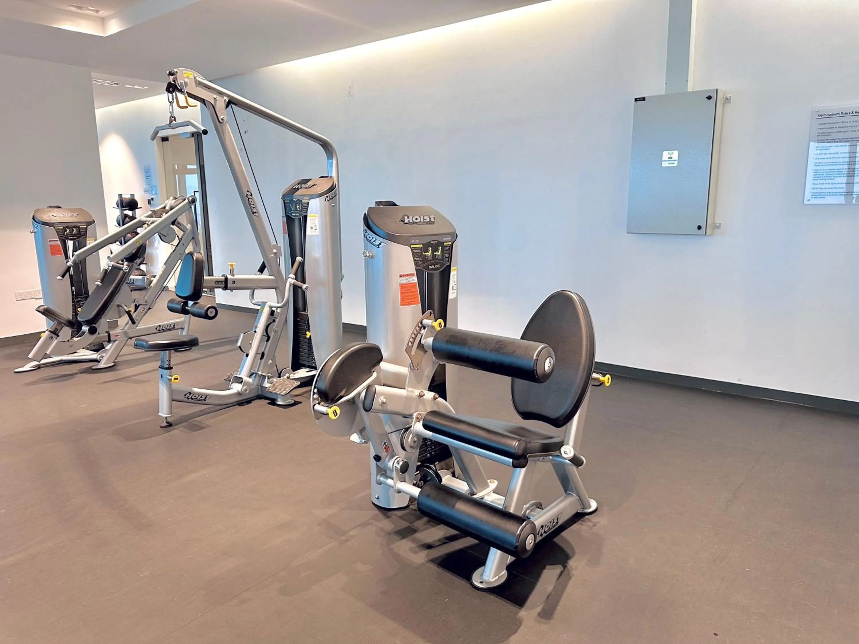 Fitness centre/facilities in Eaton Residences By Luna