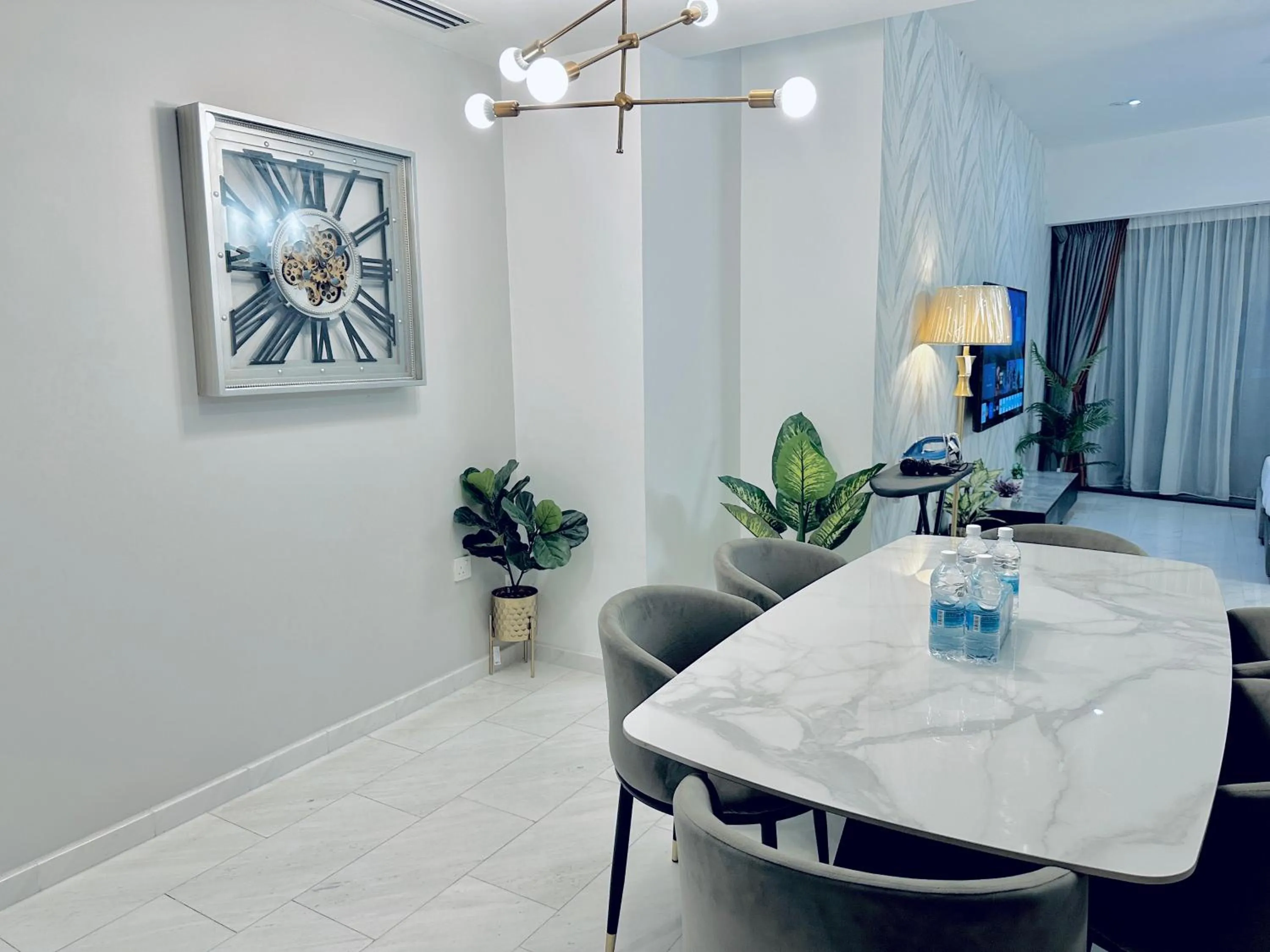 Living room in Eaton Residences By Luna