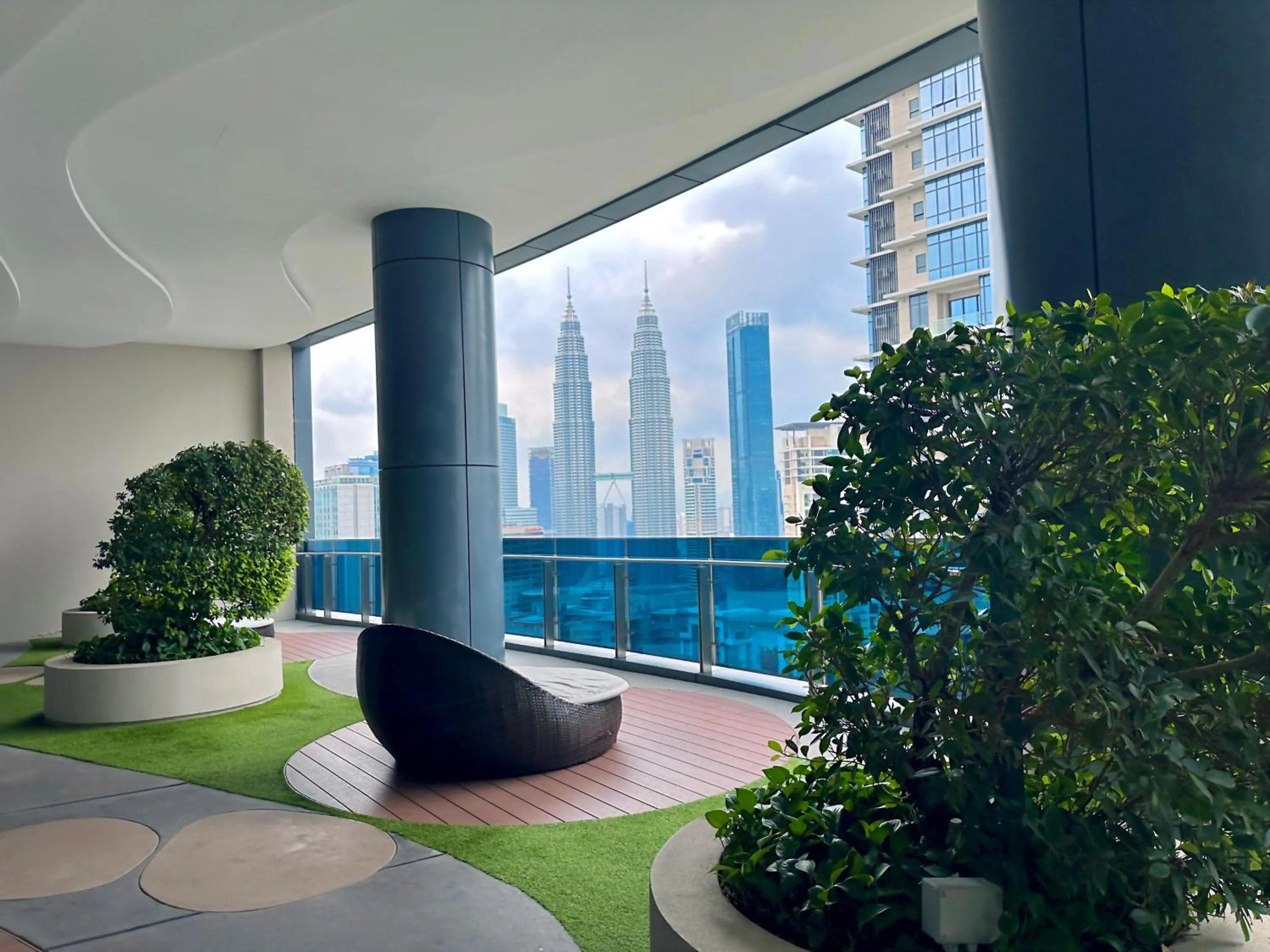 Patio in Eaton Residences By Luna