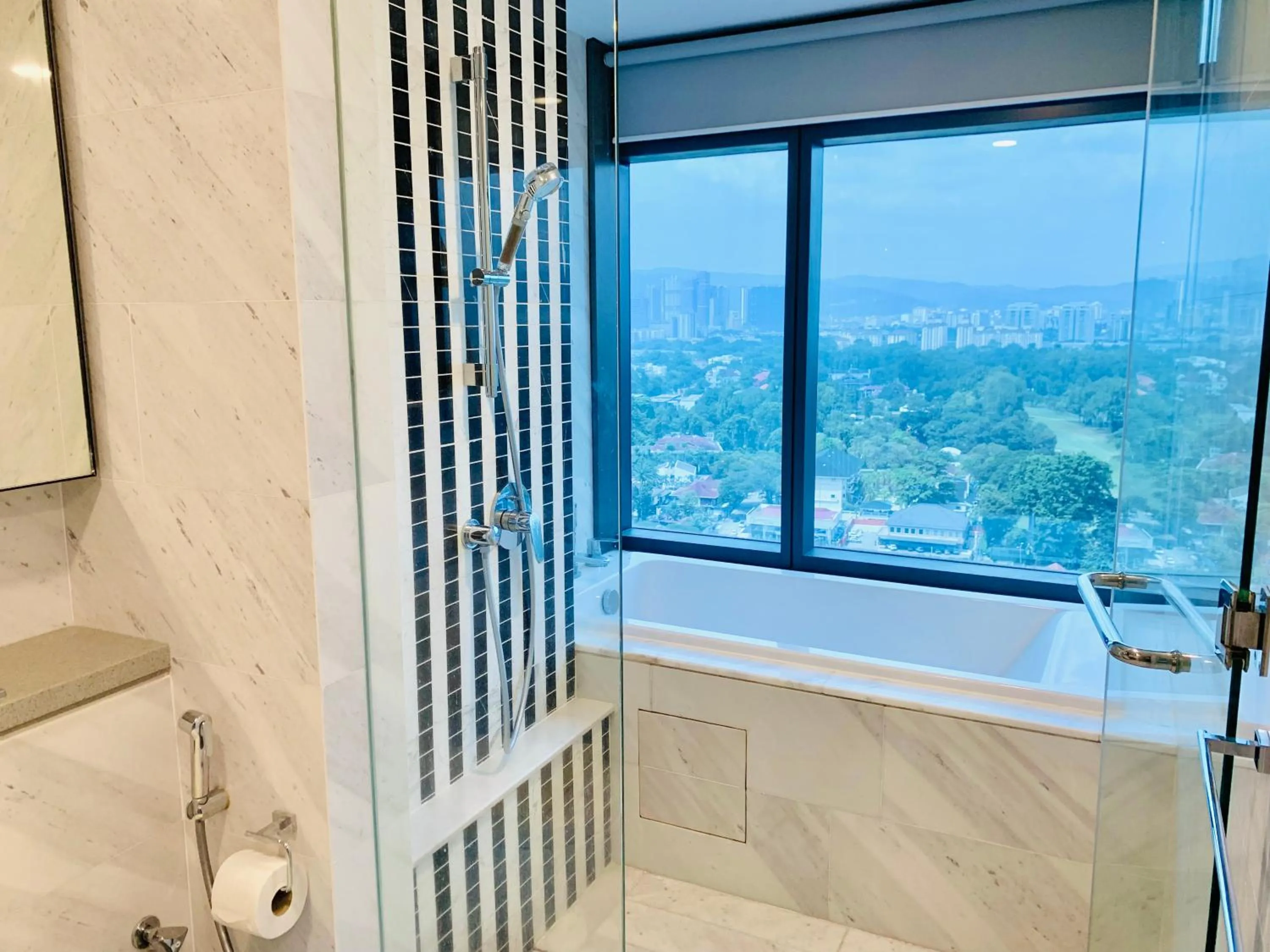Shower in Eaton Residences By Luna