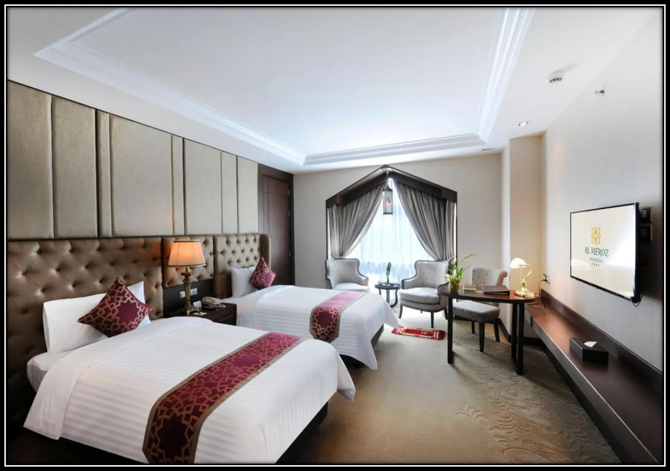 Bedroom, Bed in Al Meroz Hotel Bangkok - The Leading Halal Hotel