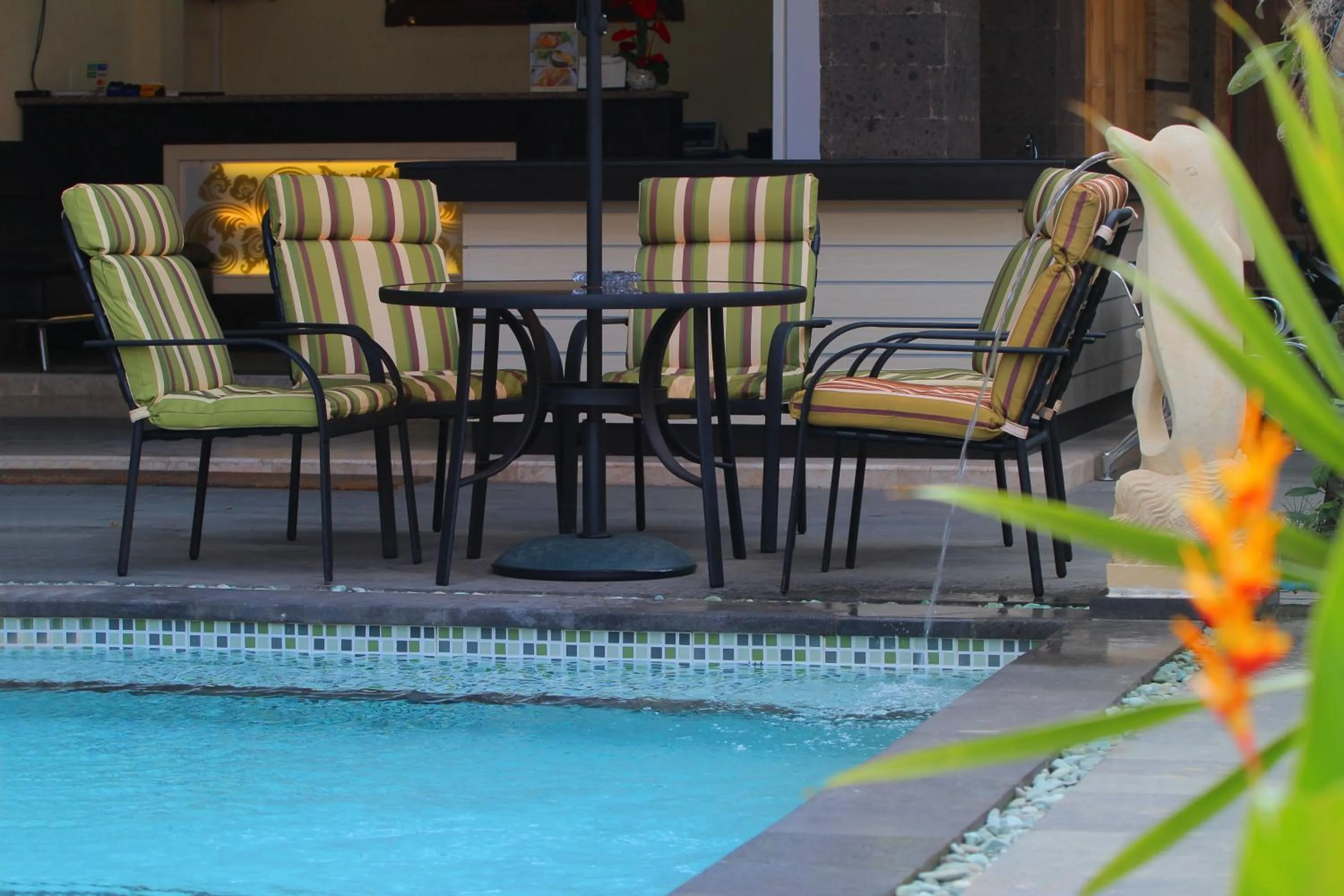 Pool view in Lotus Tirta Seminyak