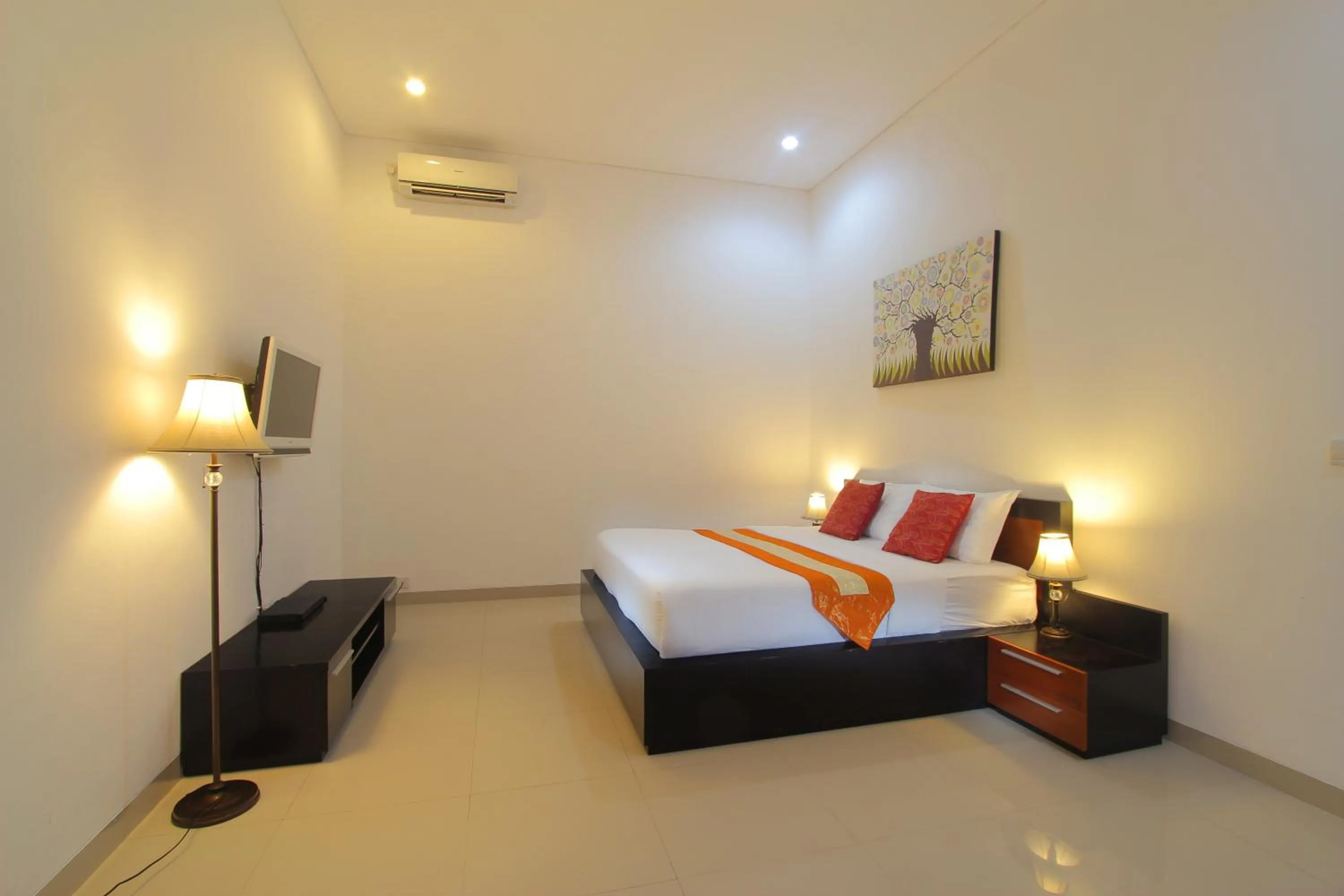 Bed in Lotus Tirta Seminyak