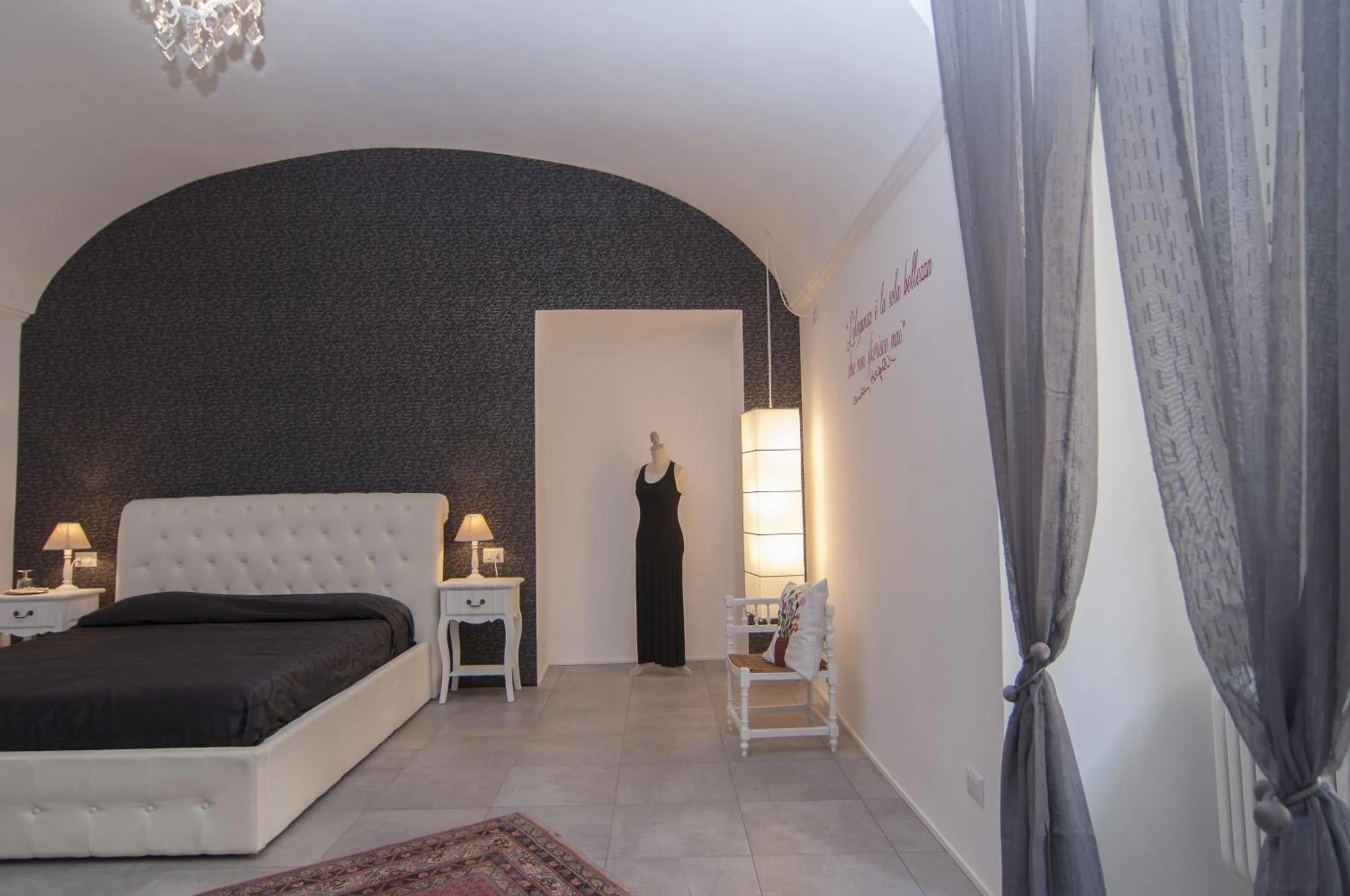 Bed in B&B Torino Très Chic