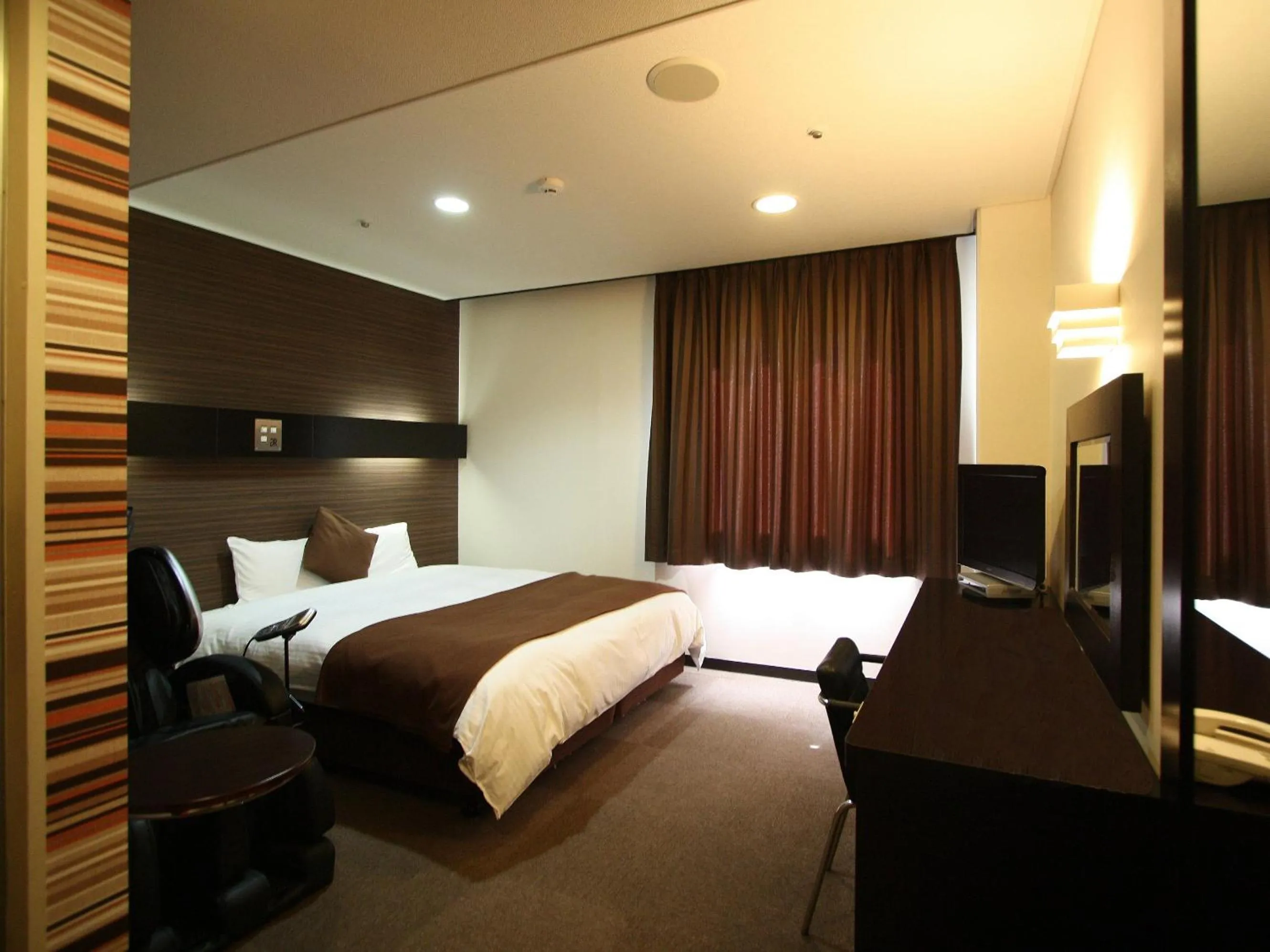 Bed in Green Rich Hotel Matsue Ekimae