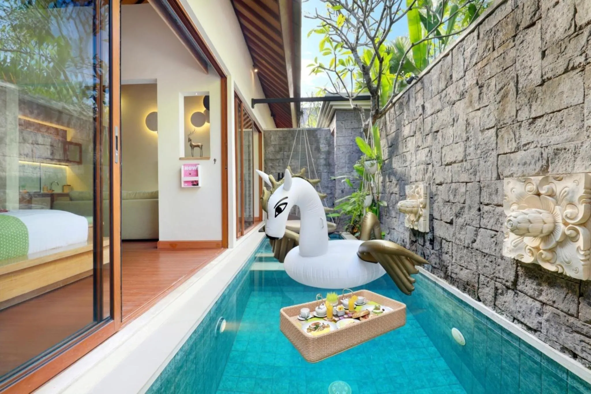 Swimming pool in Ini Vie Villa Seminyak by Ini Vie Hospitality