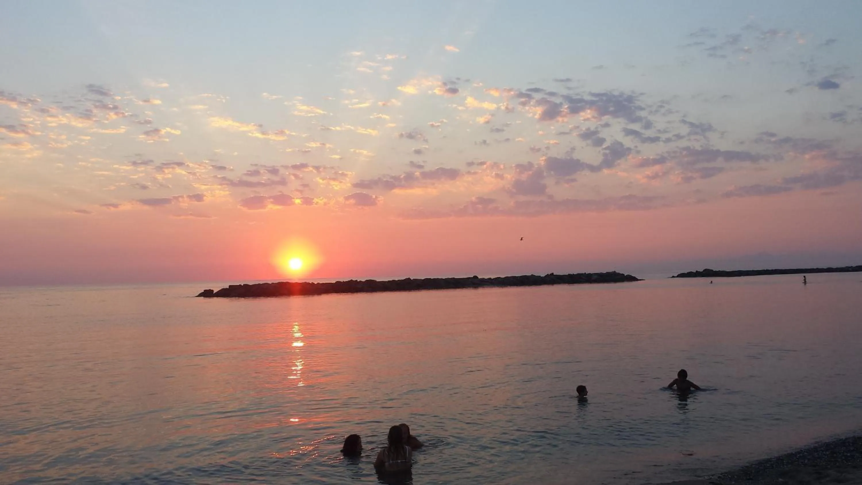 Beach in La Marinella