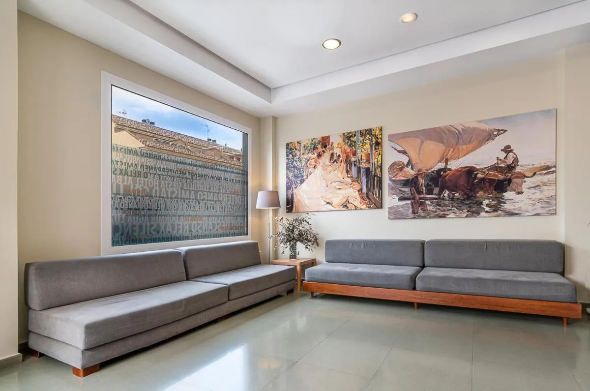 Lobby or reception in Hotel Alba