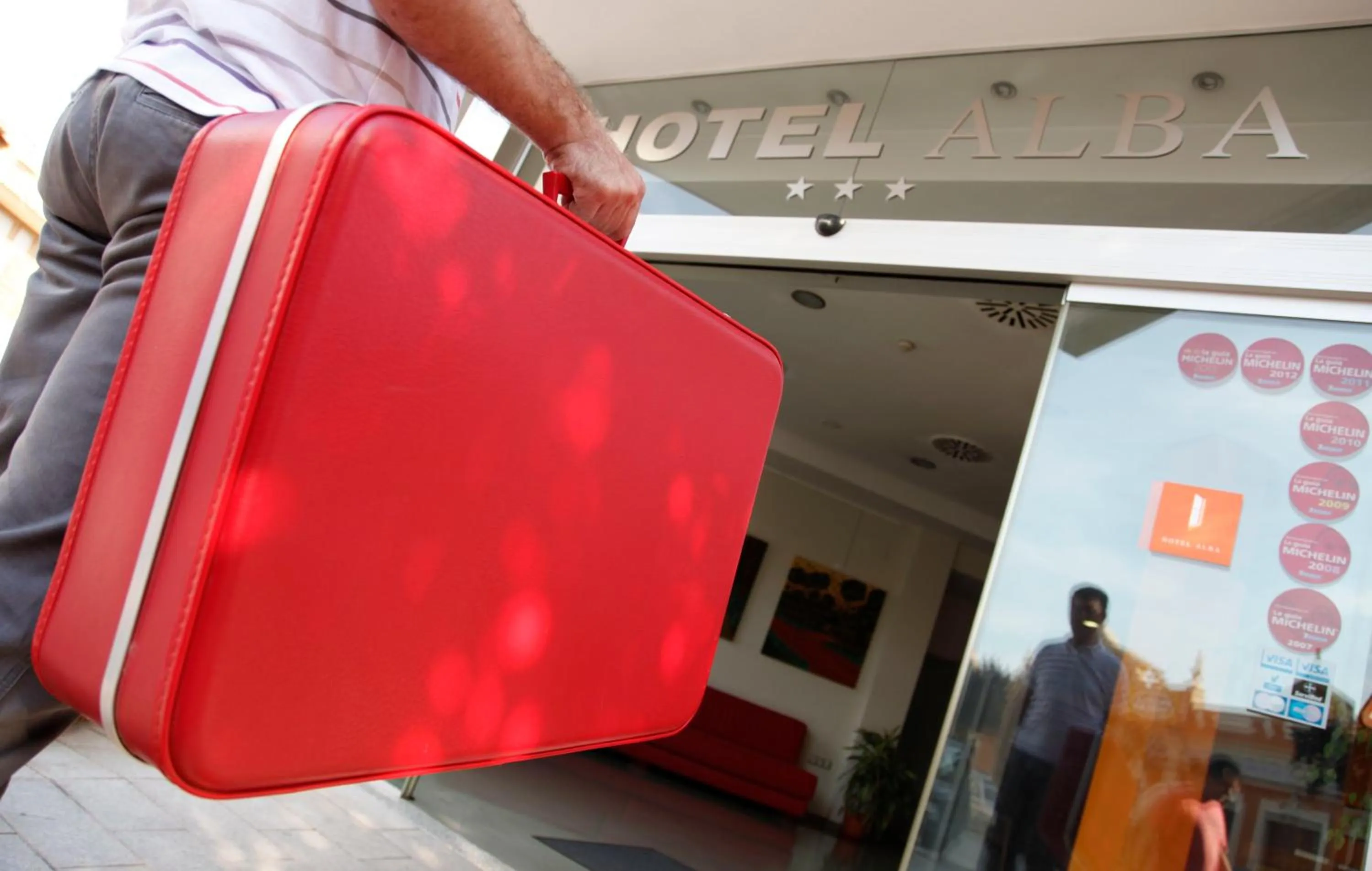 Facade/entrance in Hotel Alba