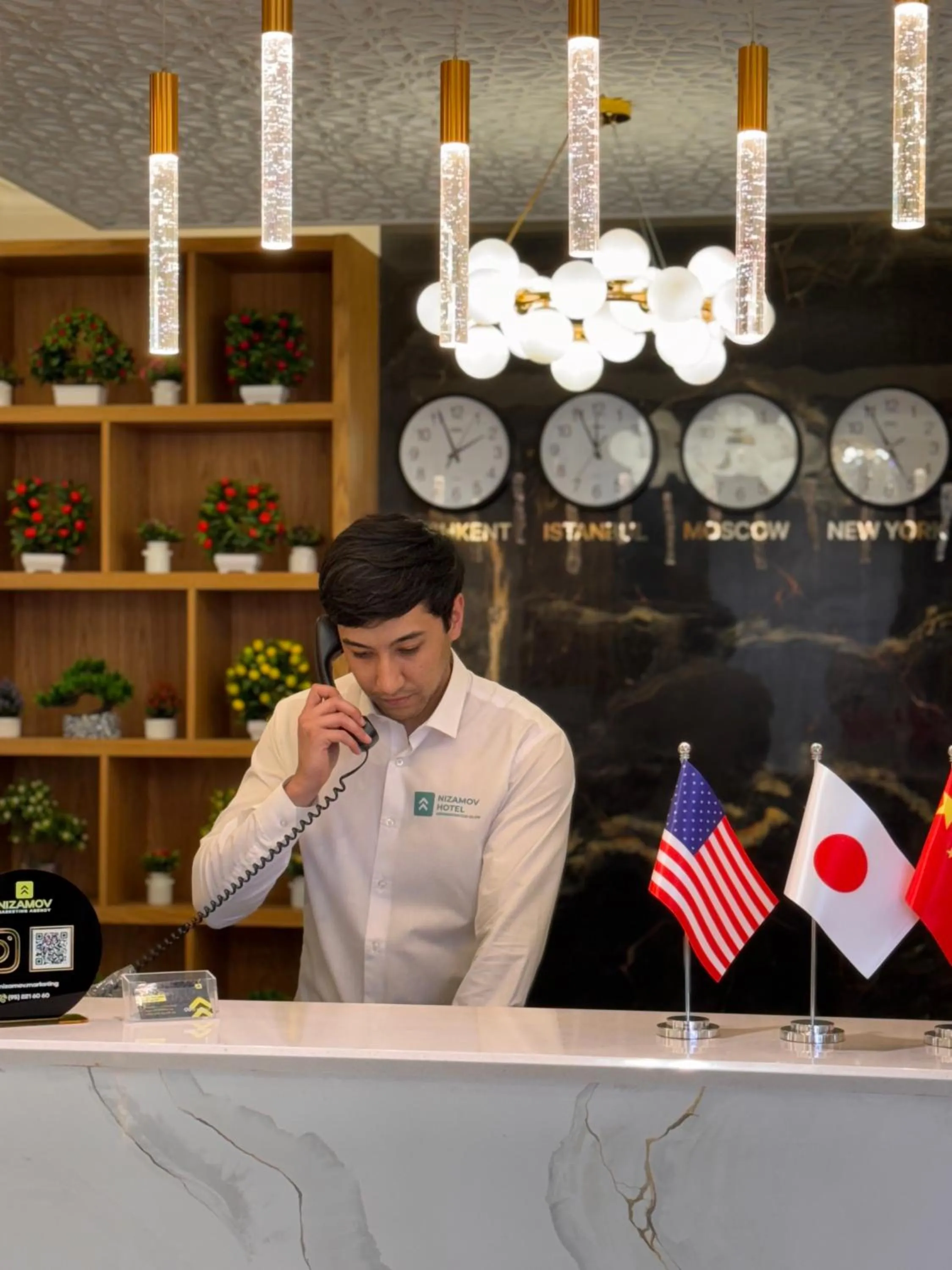 Lobby or reception in Nizamov Hotel