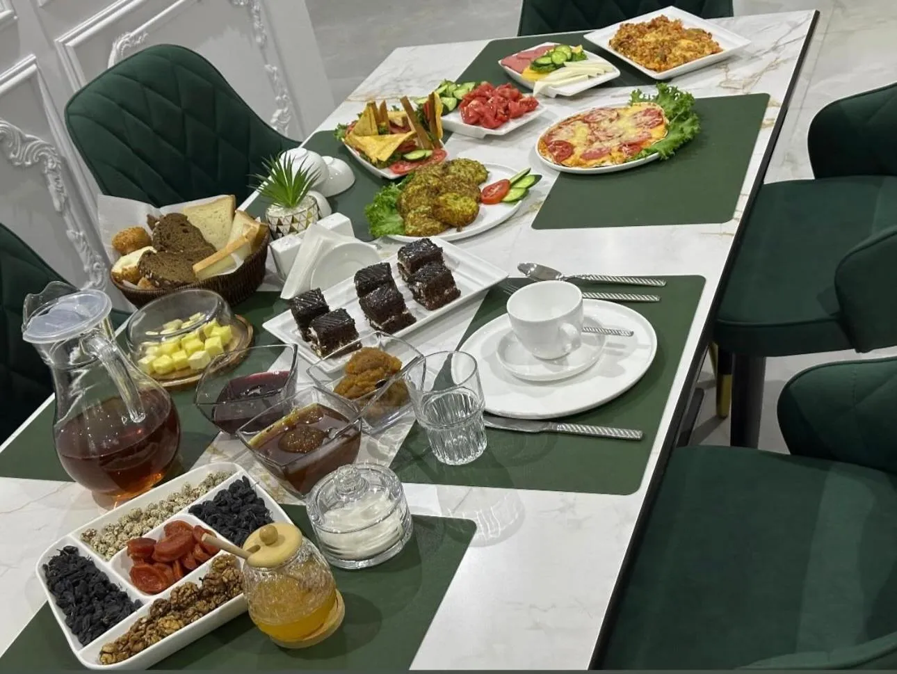 Buffet breakfast in Nizamov Hotel