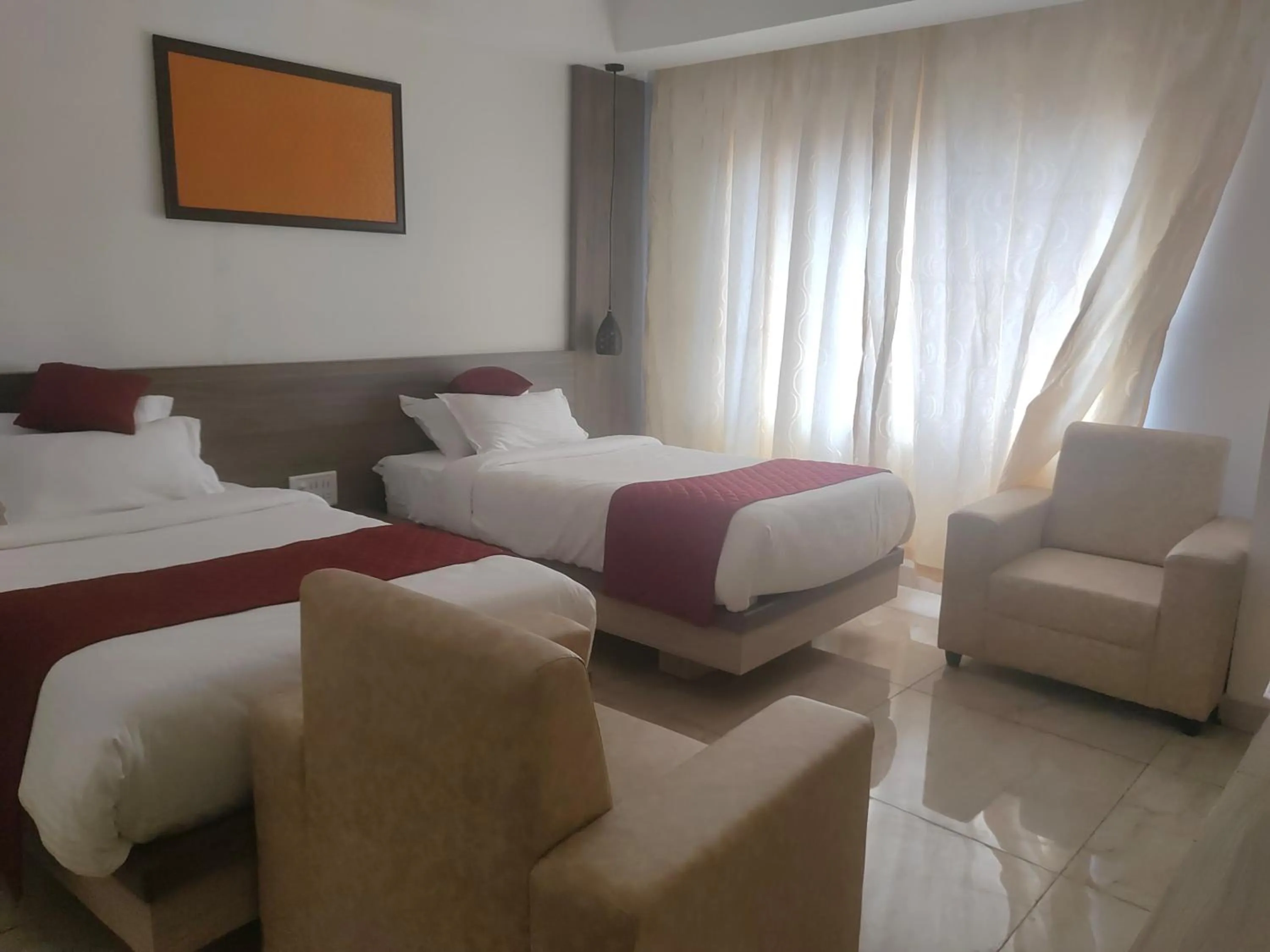 Bed in Monarch Express, Sri City