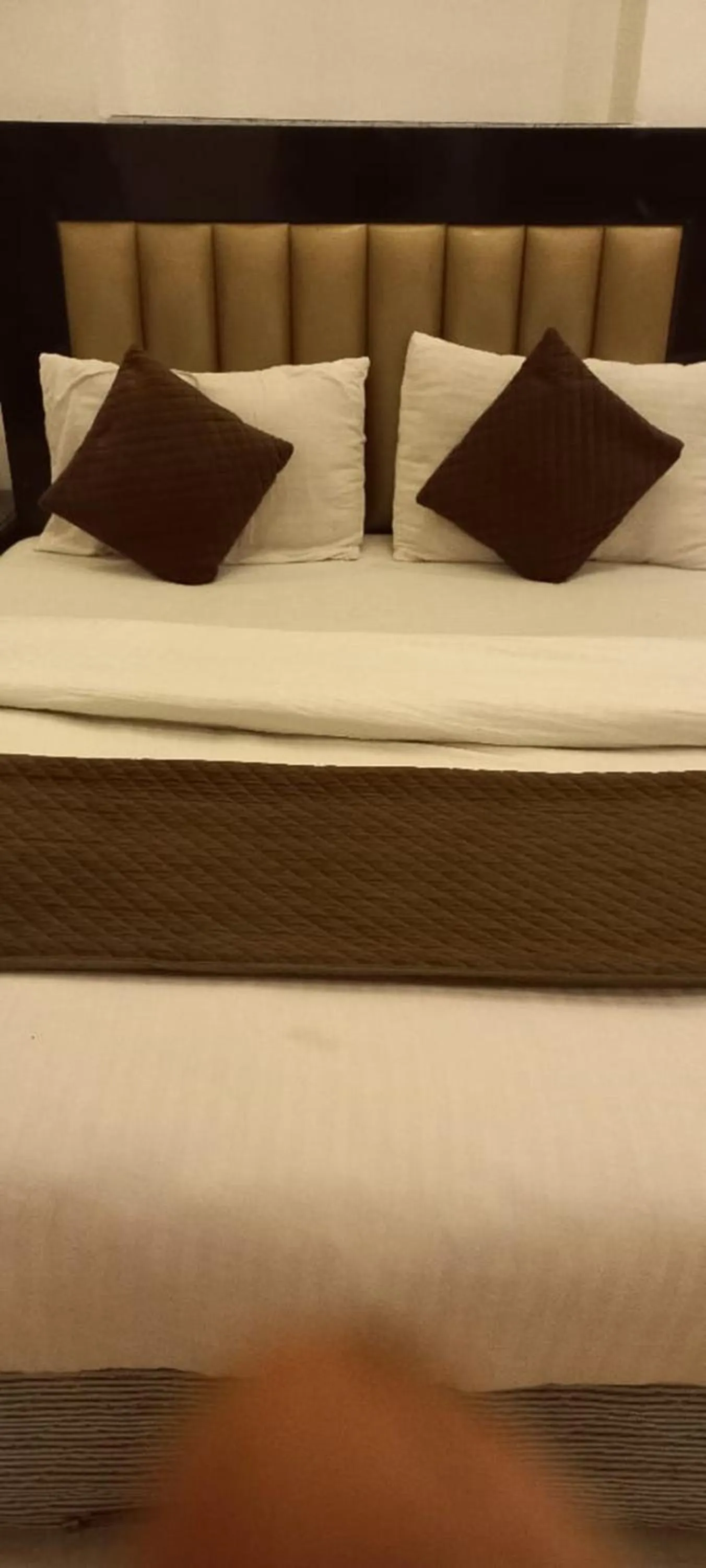 Bed in Hotel Delhi Empire Dx