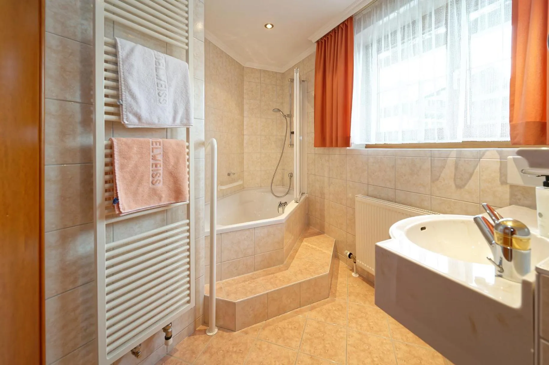 Bathroom in Hotel Edelweiss