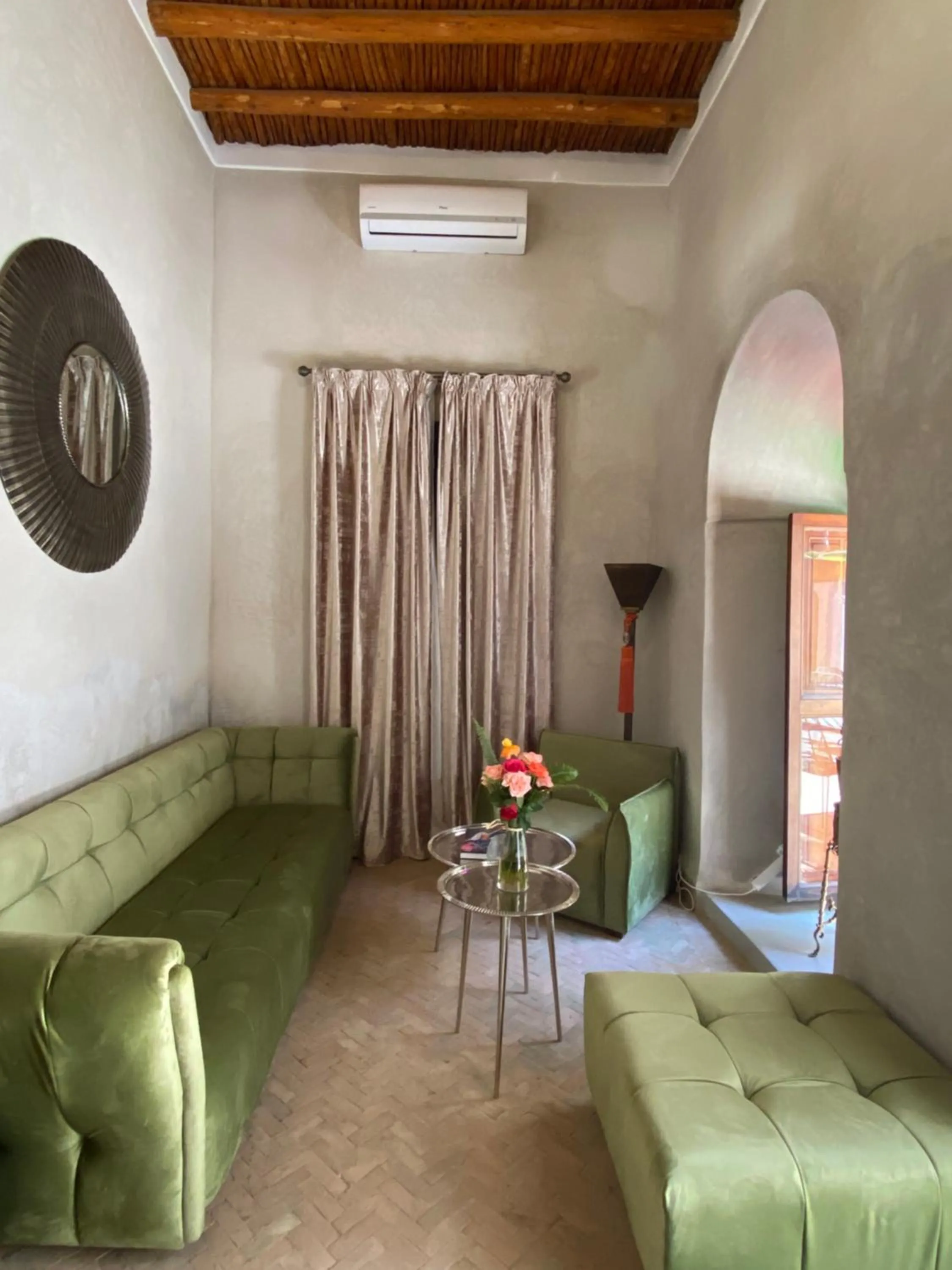 Living room in Riad Bab Yacout & SPA
