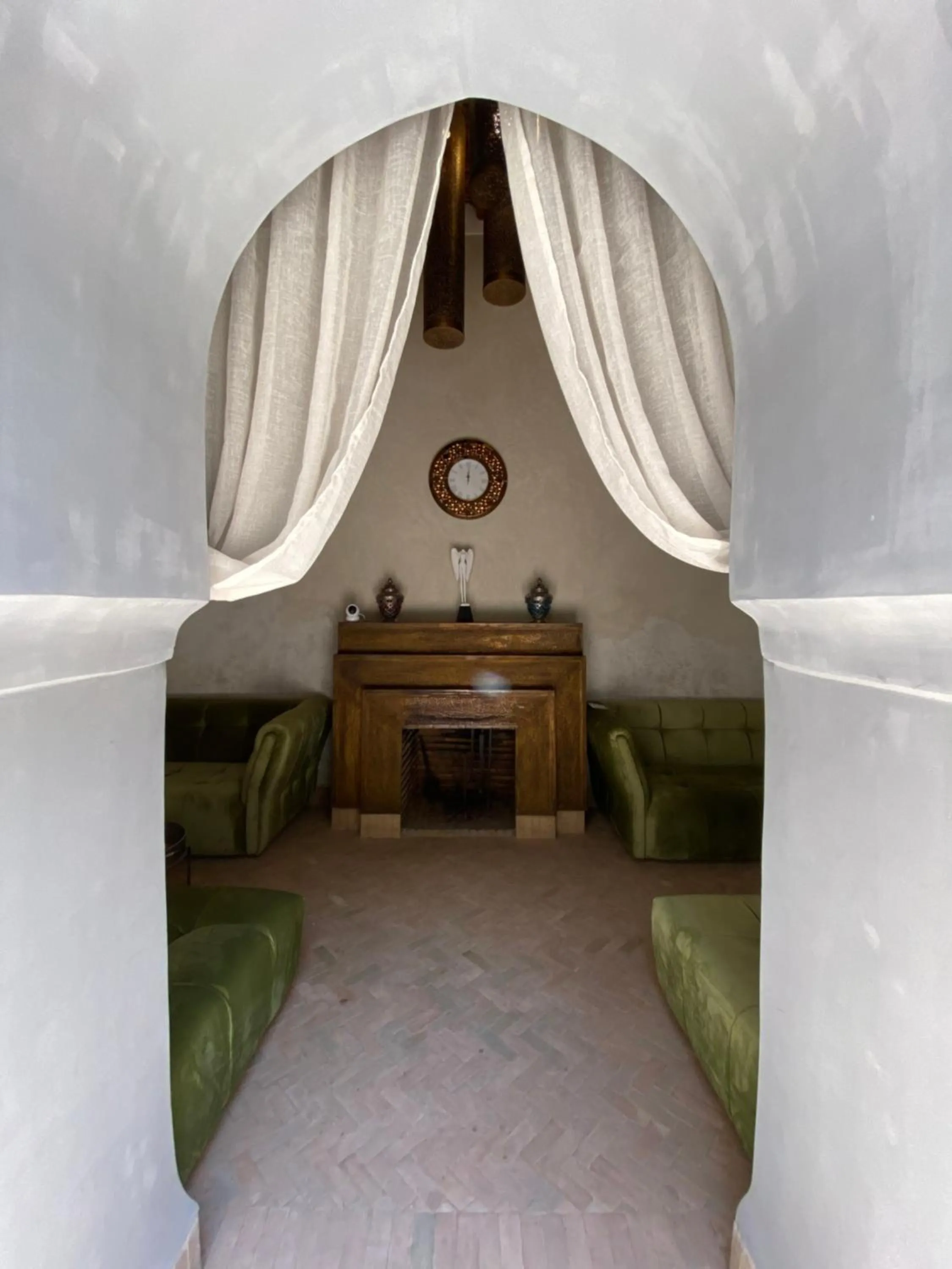 Living room in Riad Bab Yacout & SPA