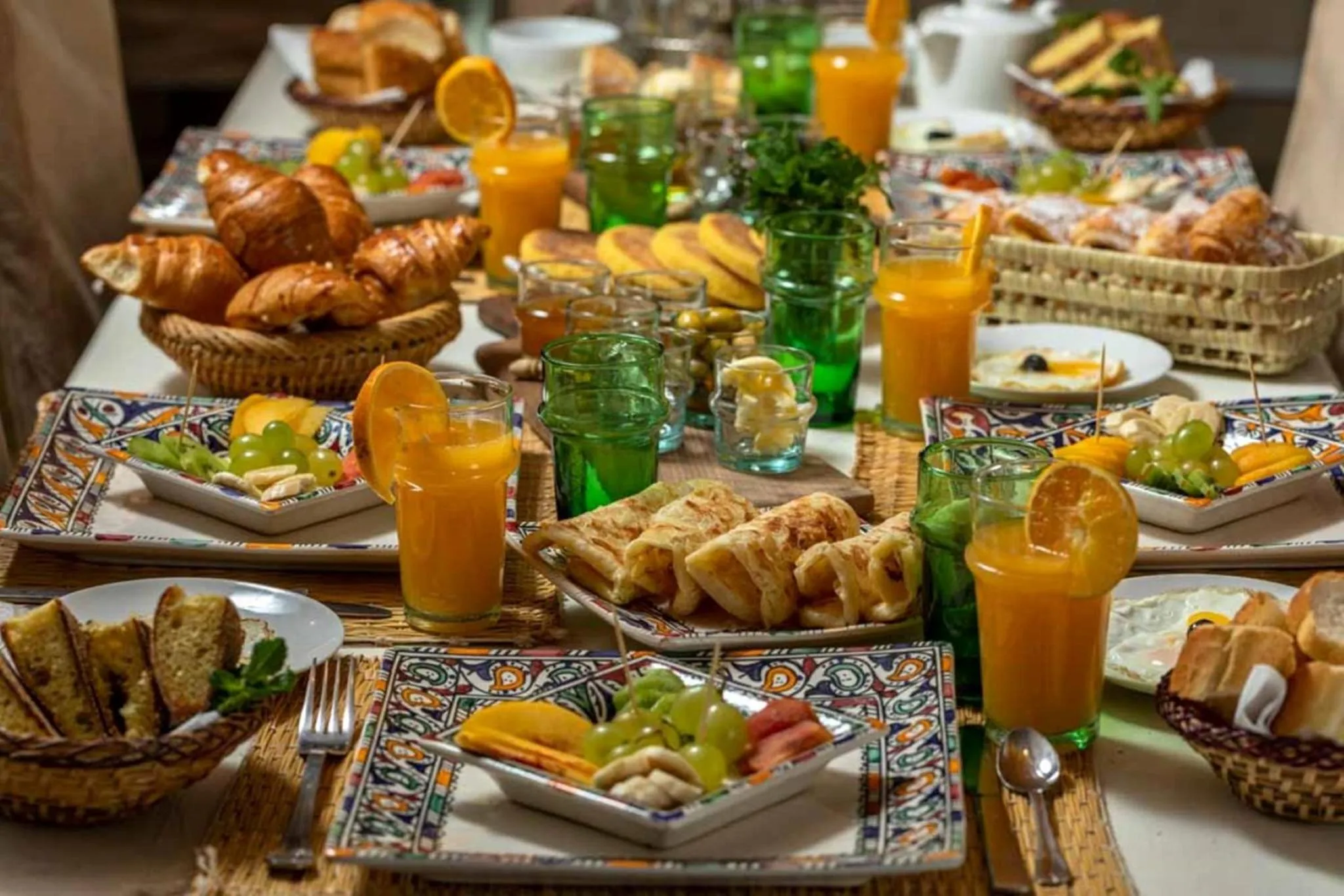 Breakfast in Riad Bab Yacout & SPA