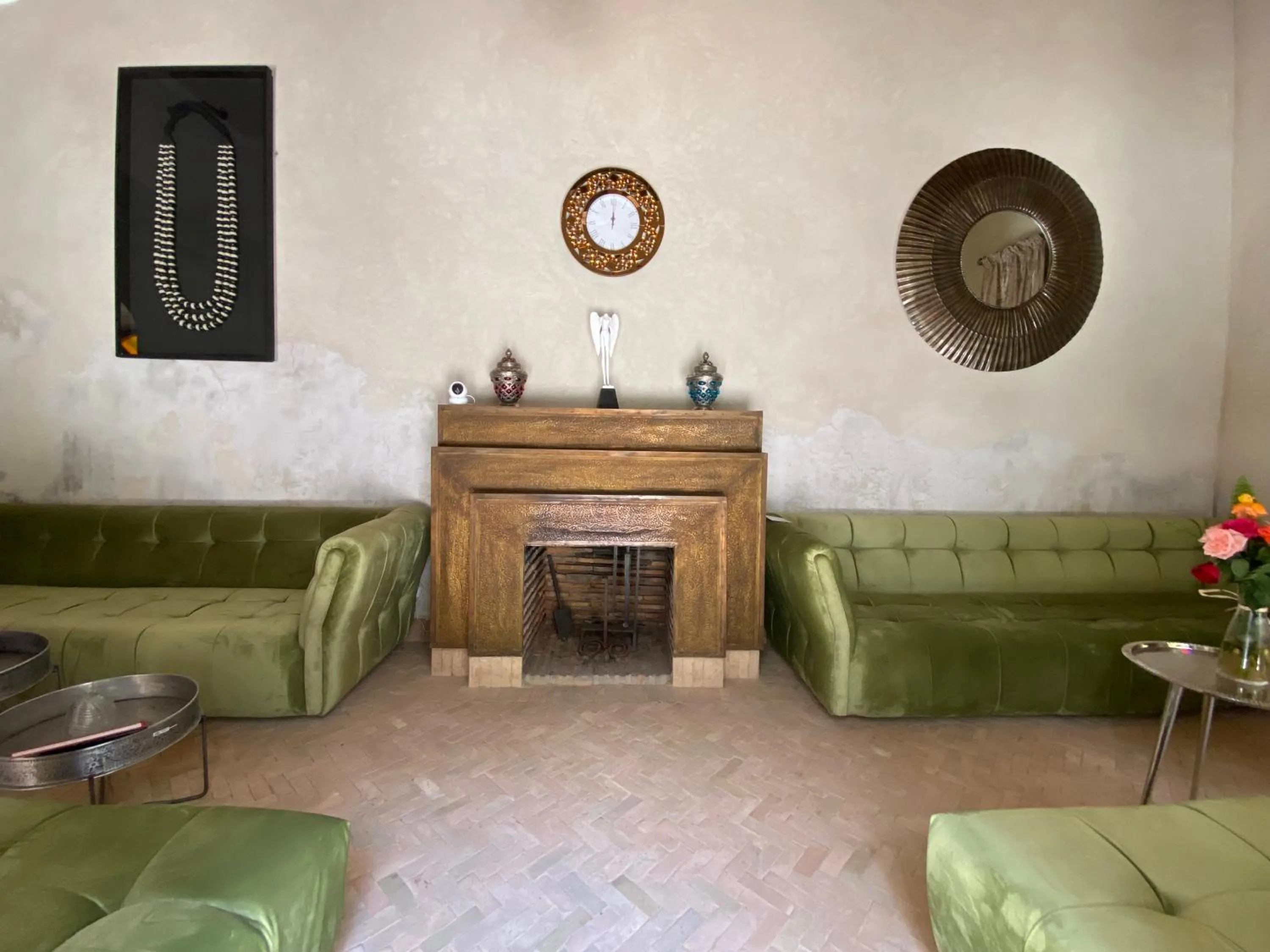 Living room in Riad Bab Yacout & SPA