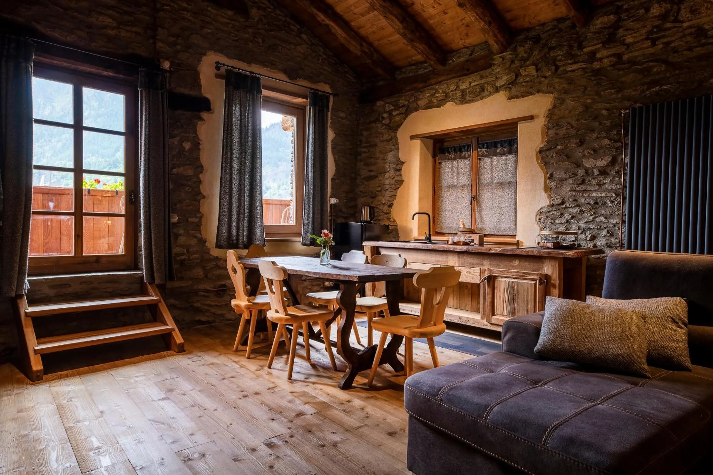 Seating area in Brieis Relais Alpino