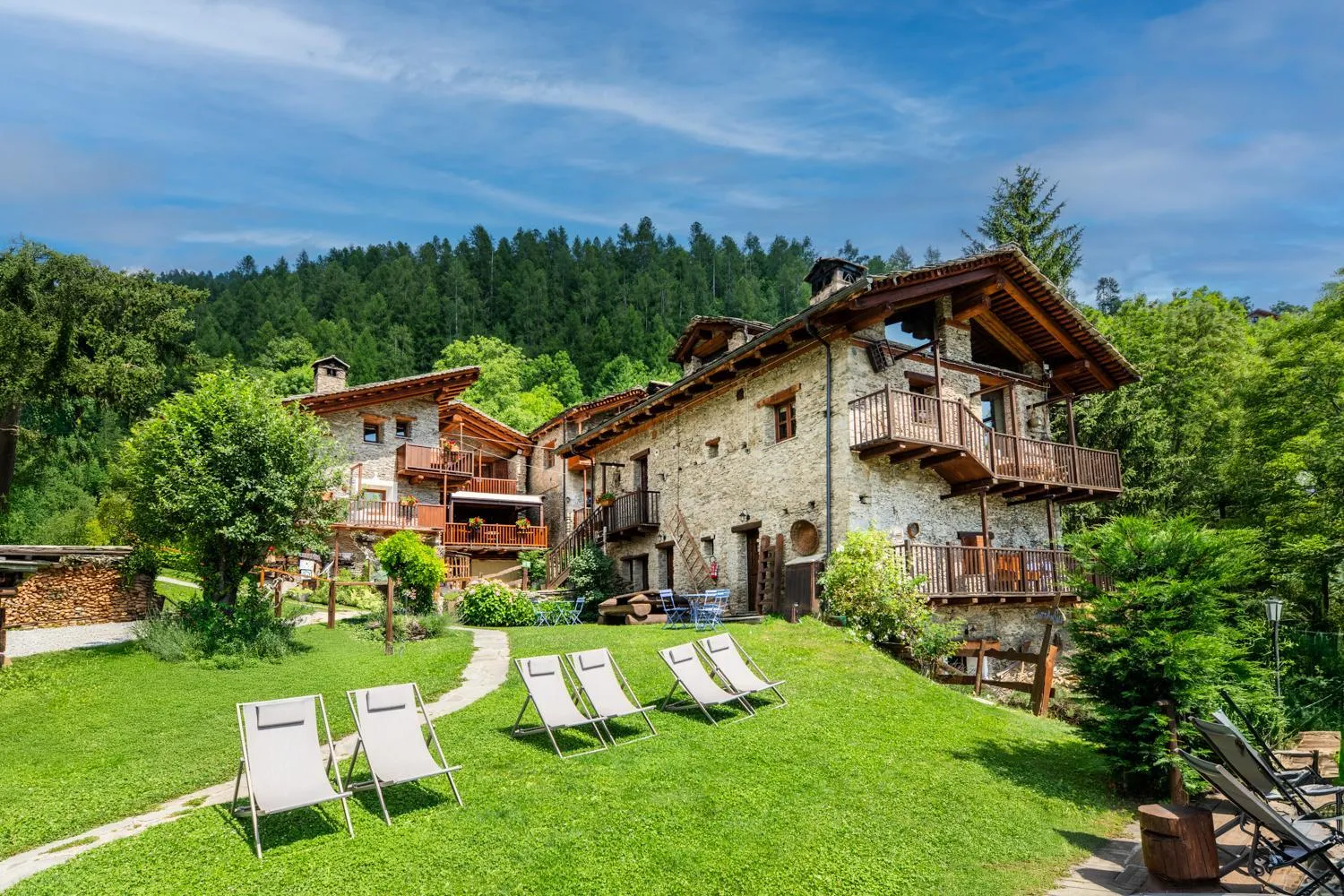 Property building in Brieis Relais Alpino