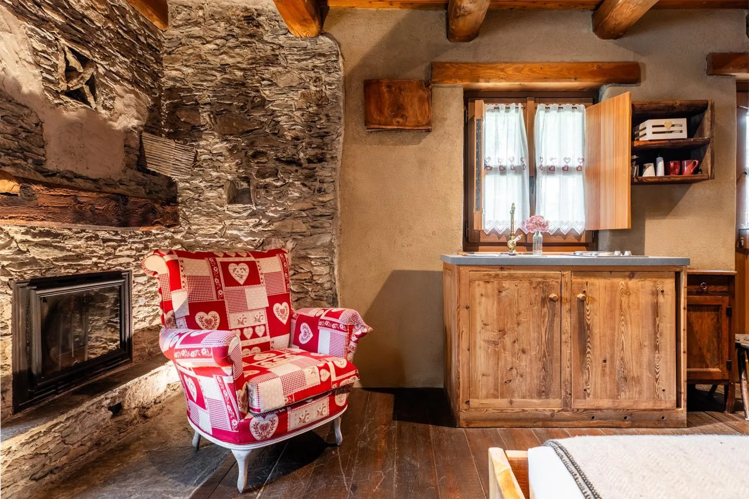 Seating area in Brieis Relais Alpino