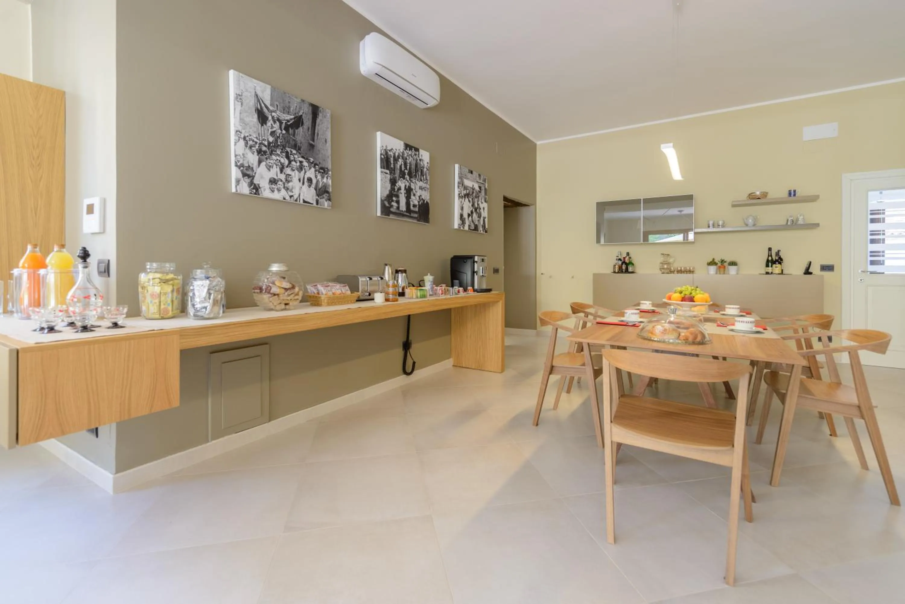 Food and drinks in La Bifora b&b