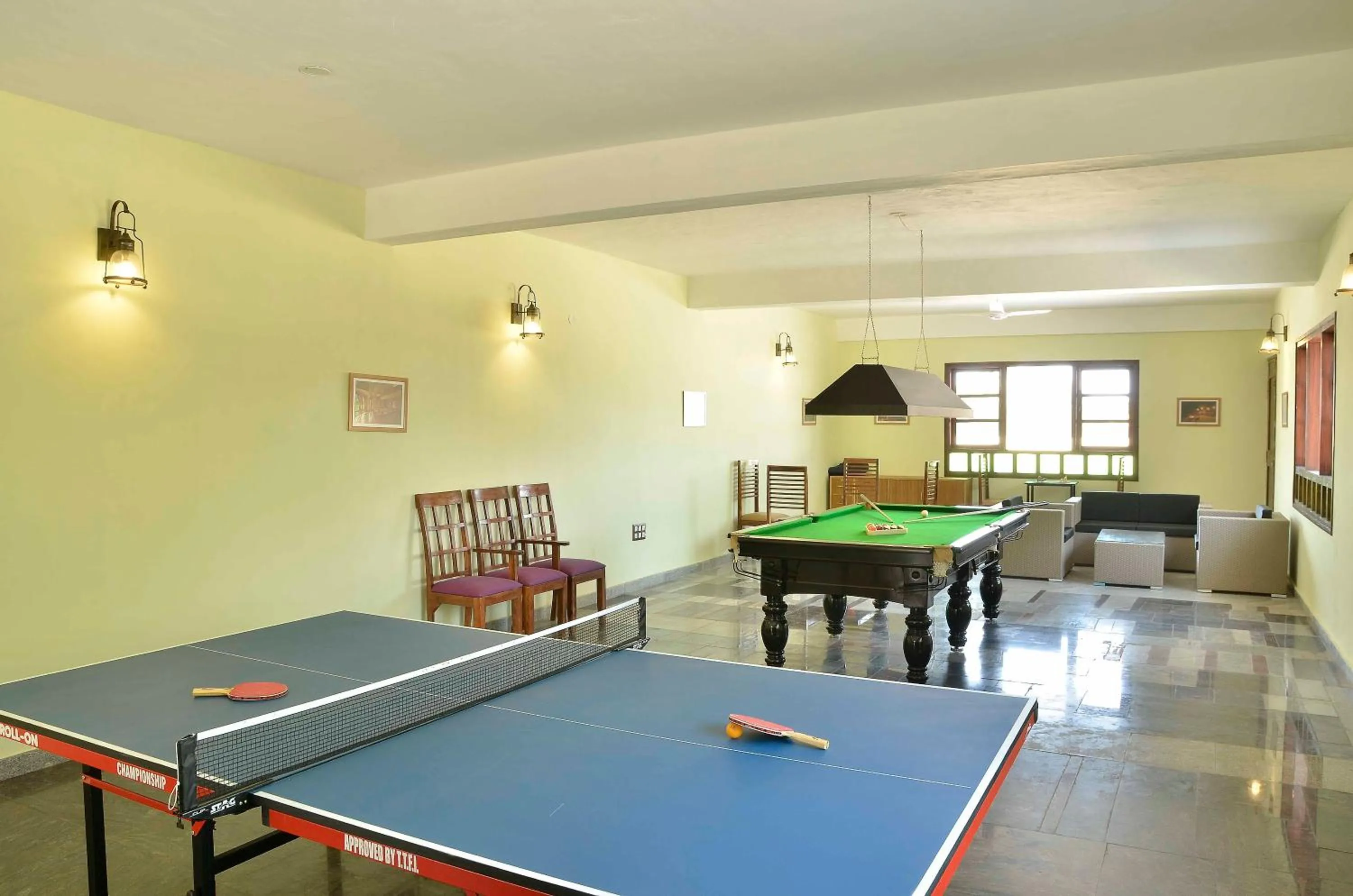 Game Room in Heritage Resort Hampi