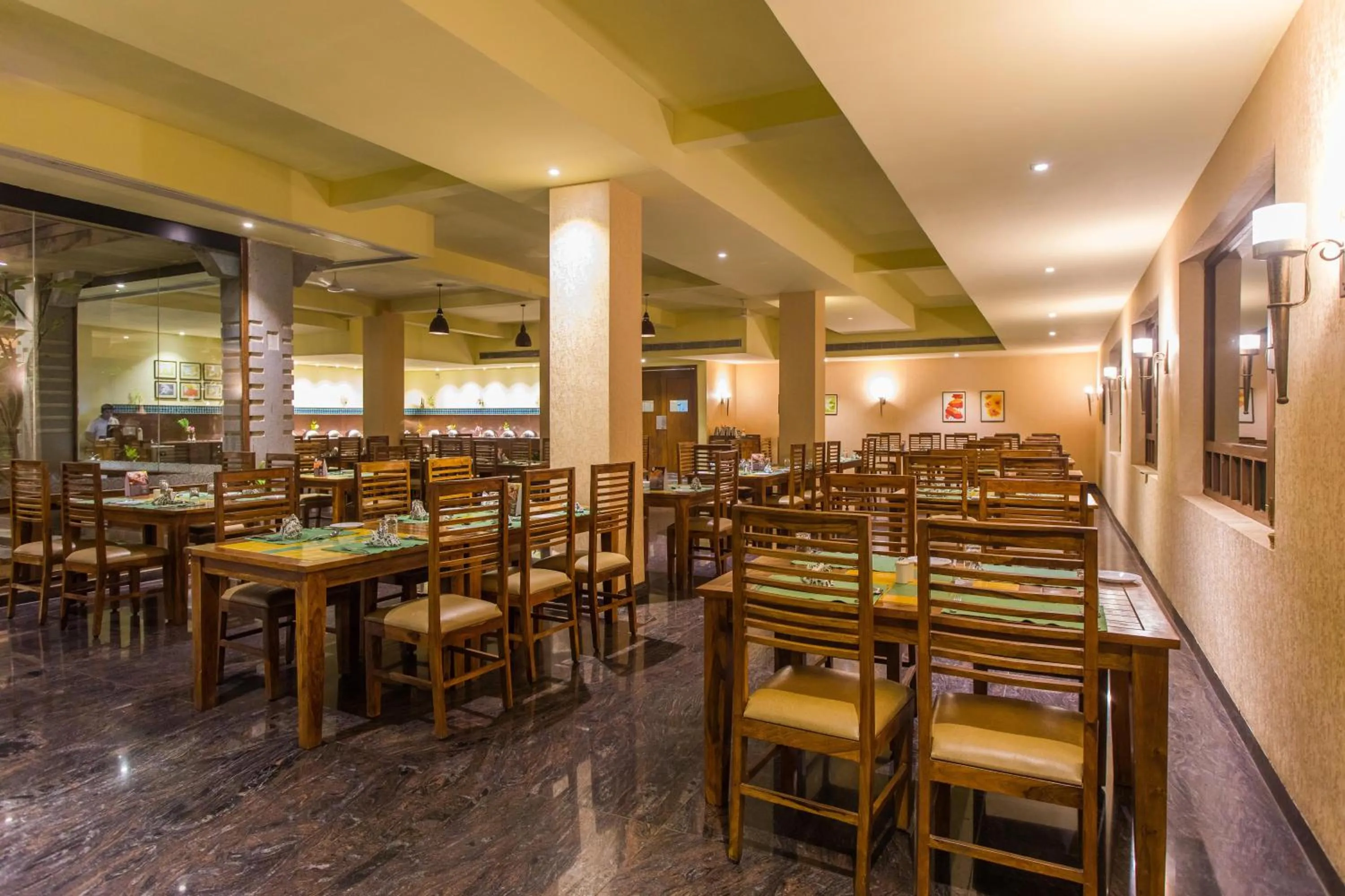 Restaurant/places to eat in Heritage Resort Hampi