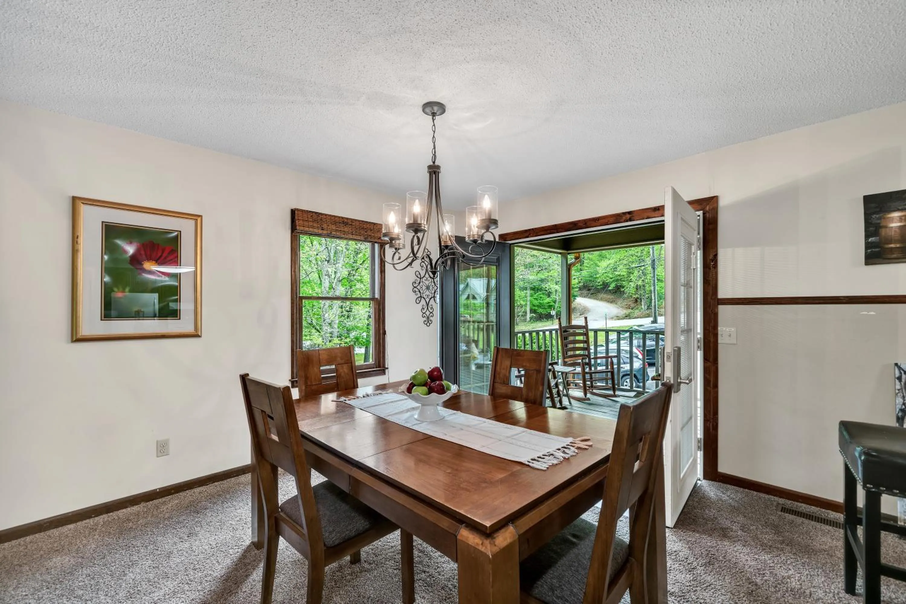 Patio in Coosawattee River Resort