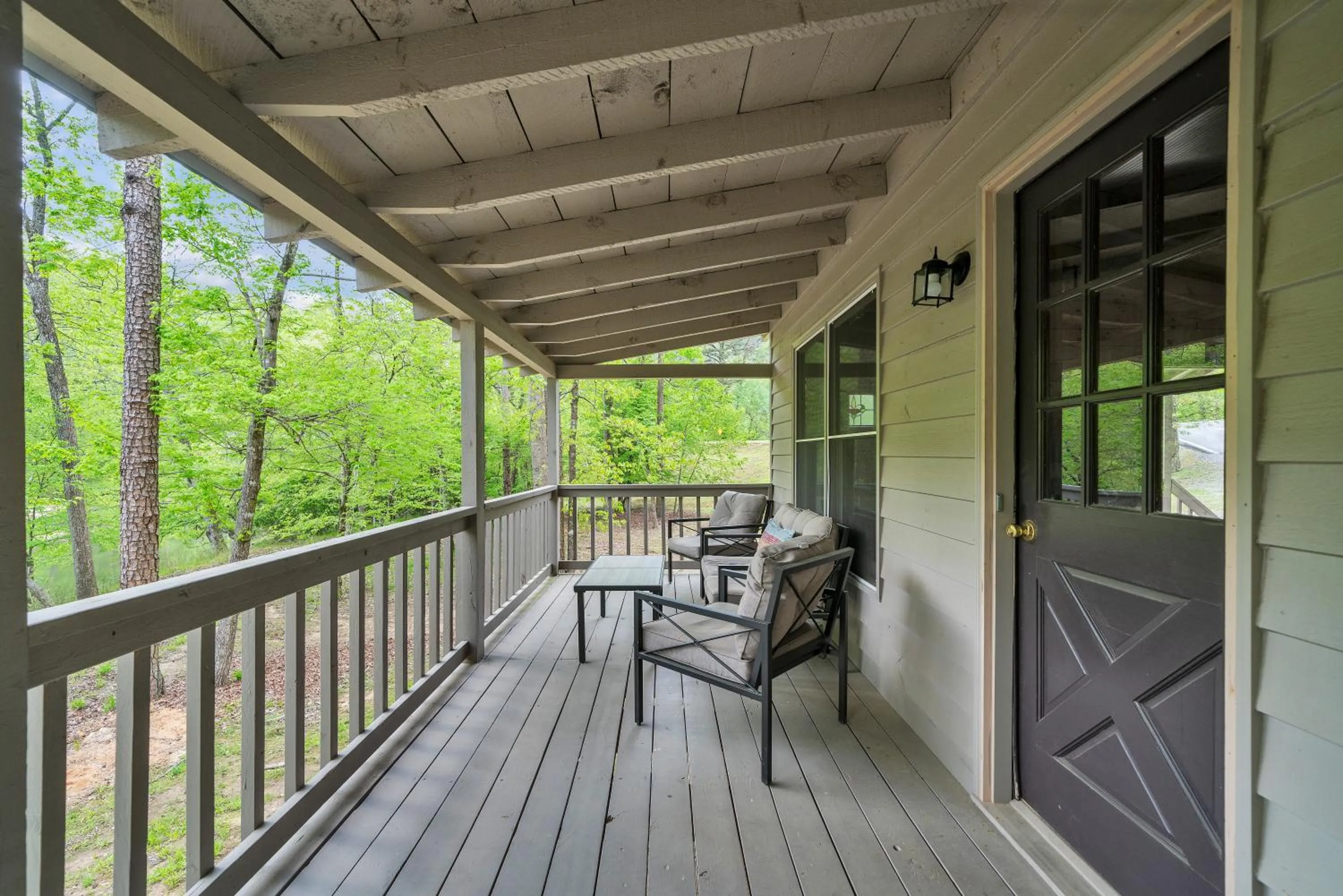 Patio in Coosawattee River Resort
