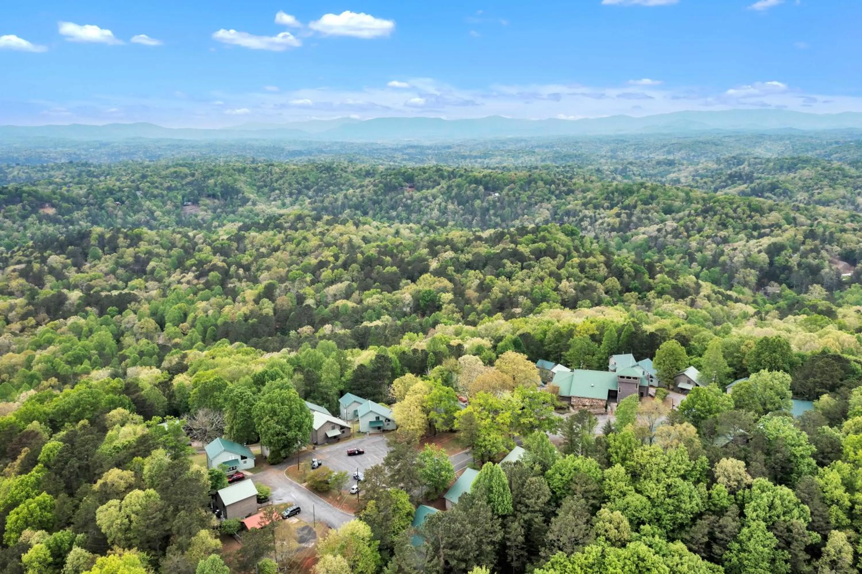 Bird's eye view in Coosawattee River Resort