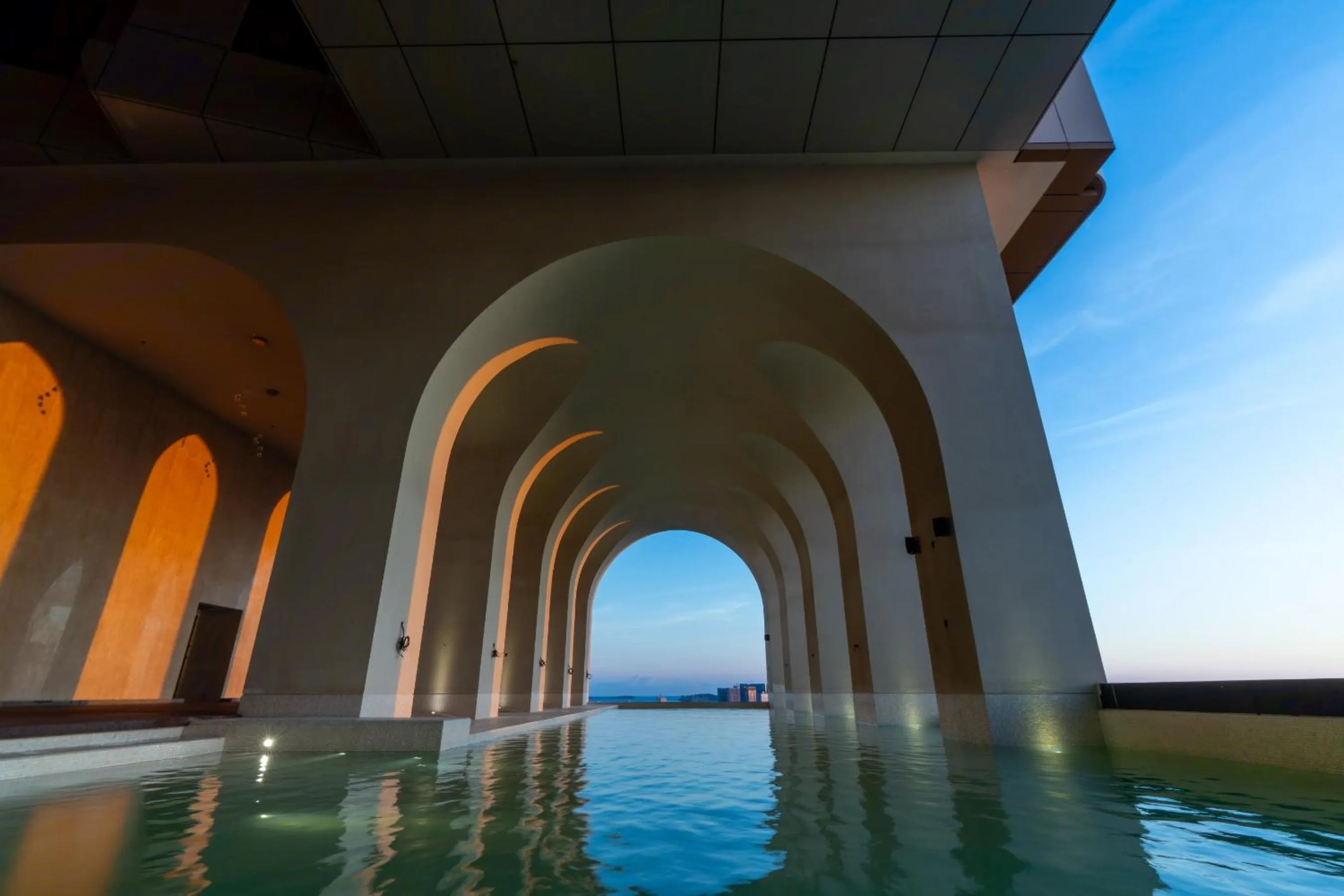Pool view in Arjuna Solitaire Hotel