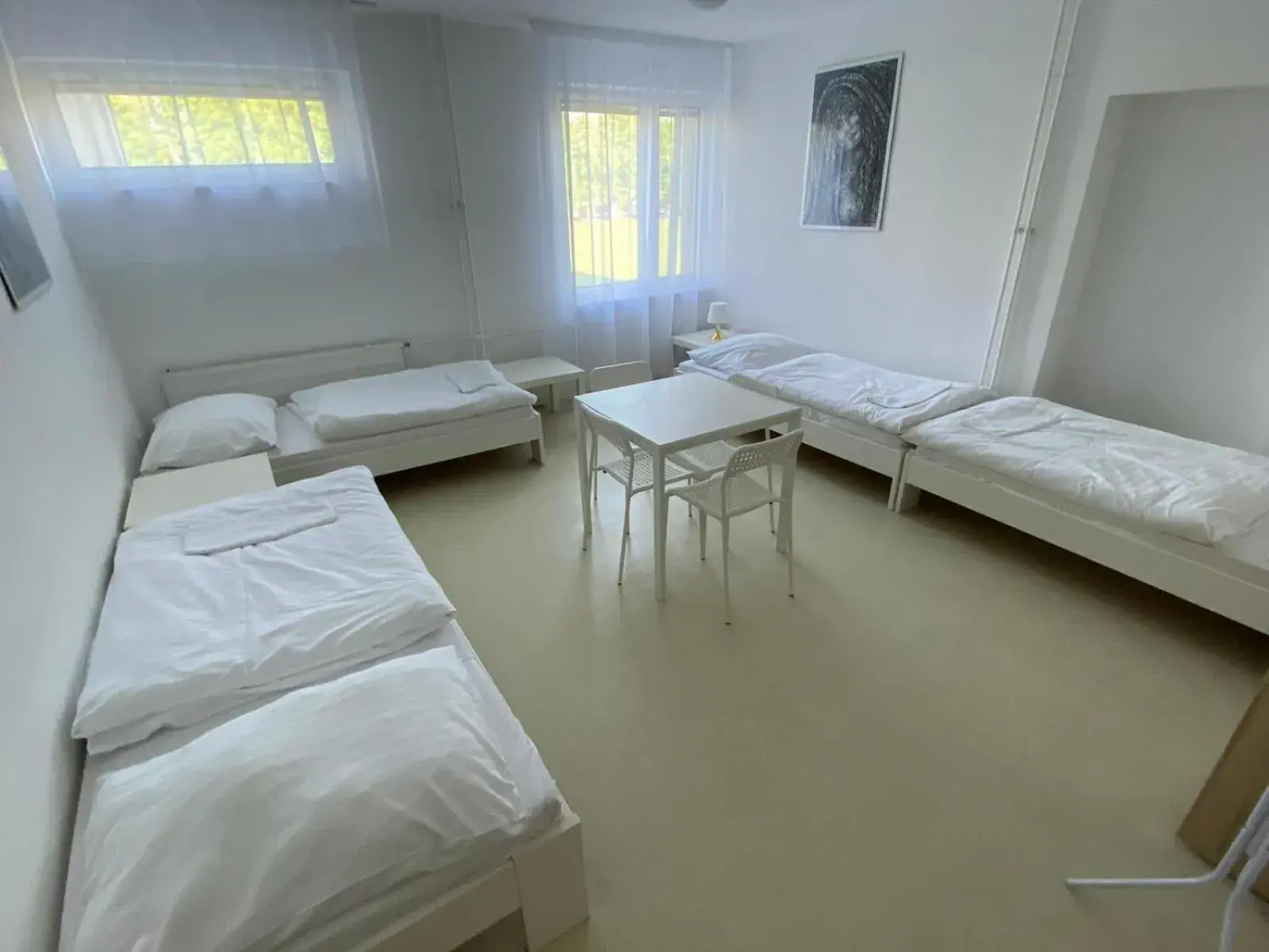 Quadruple Room with Shared Bathroom in Ubytovna Kubra Quadruple Room with Shared Bathroom in Ubytovna Kubra