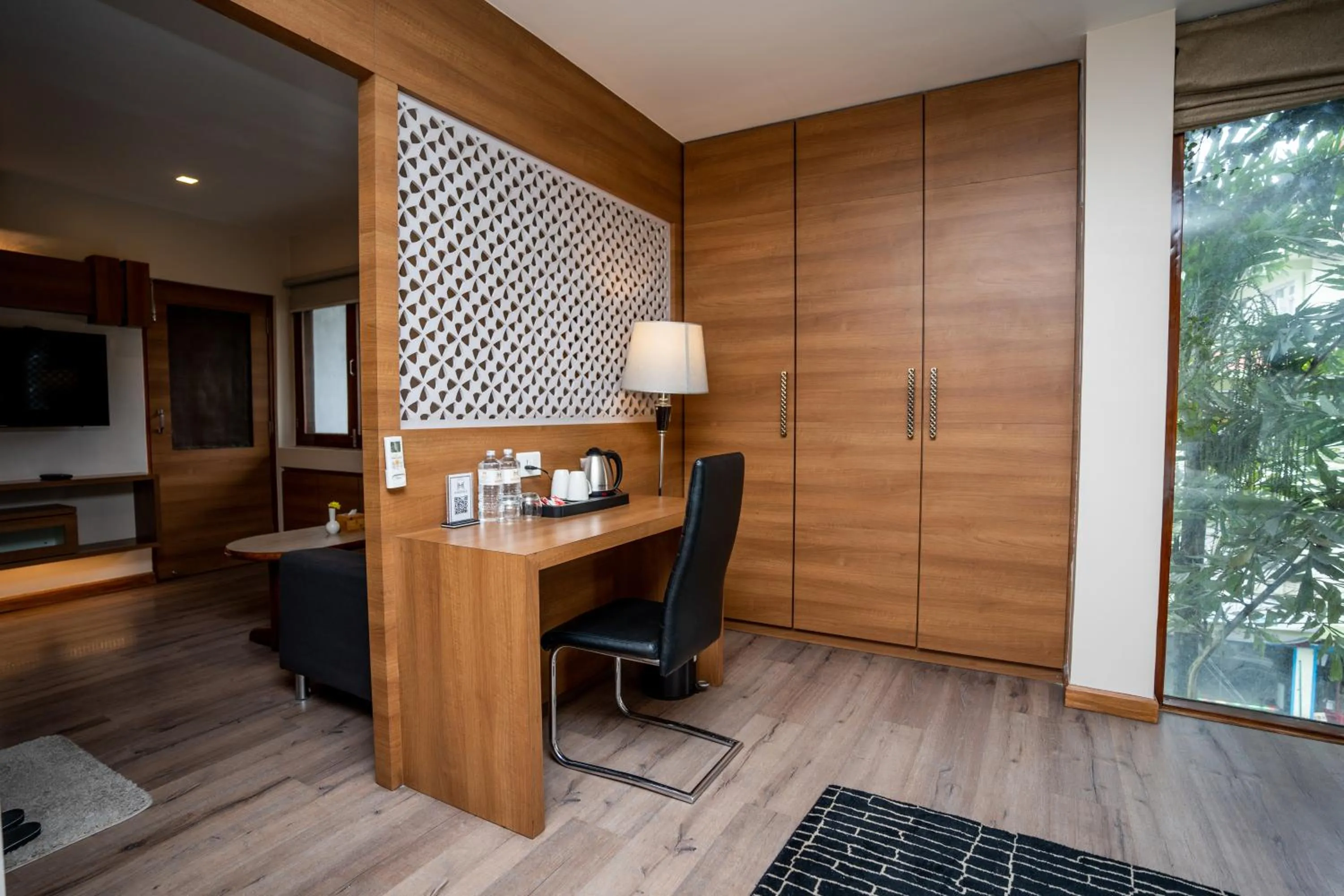 Seating area in Hotel Marcopolo