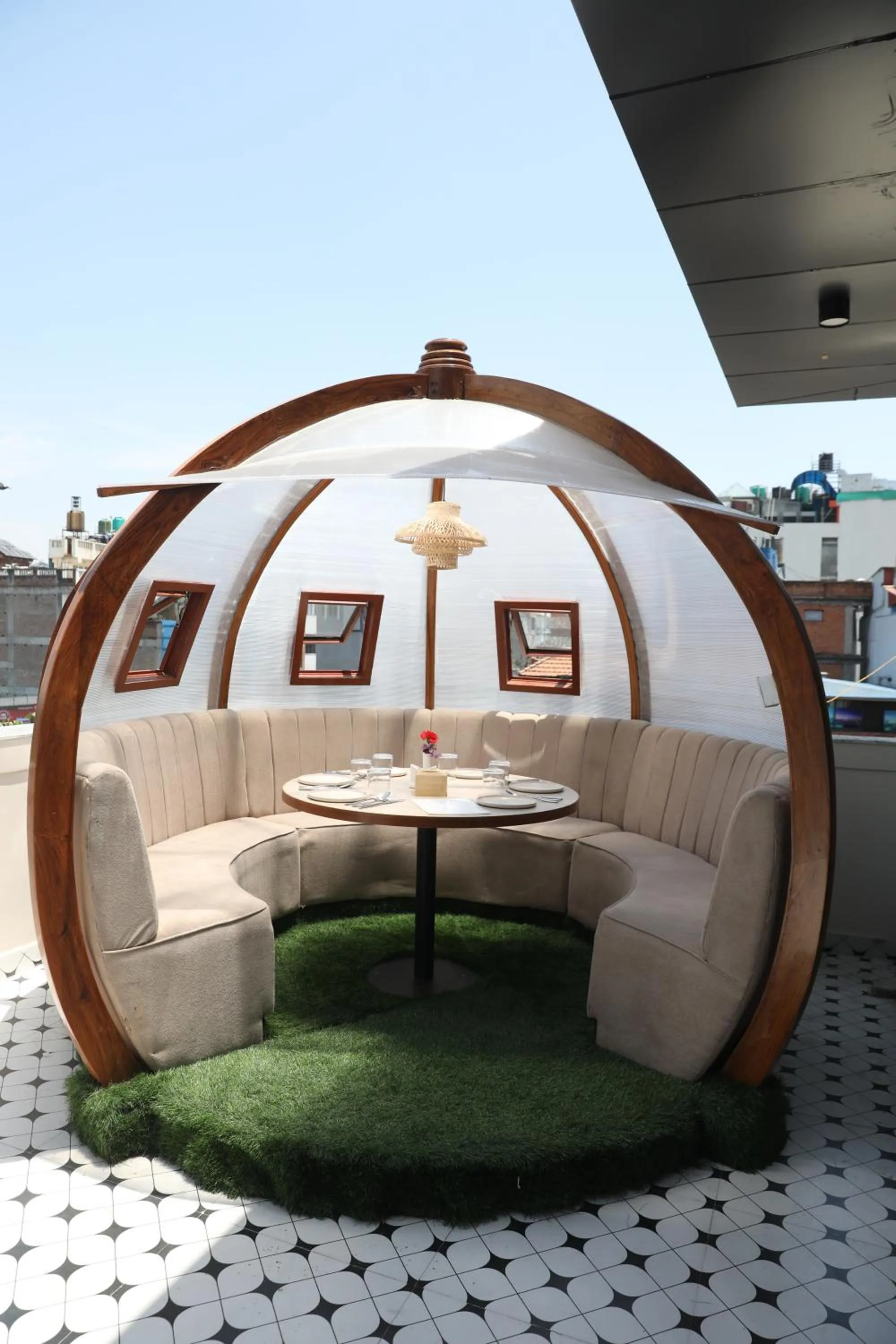 Dining area in Hotel Marcopolo